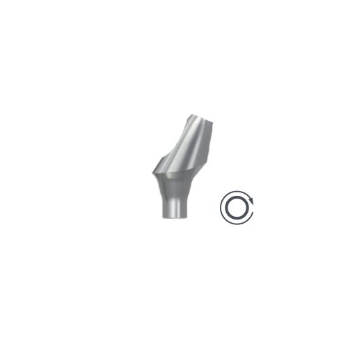 Абатмент угловой EV 3.6, 20°, высота 1 мм NI (Angled Abutment EV 3.6, 20° – 1 mm NI) , арт: 25621