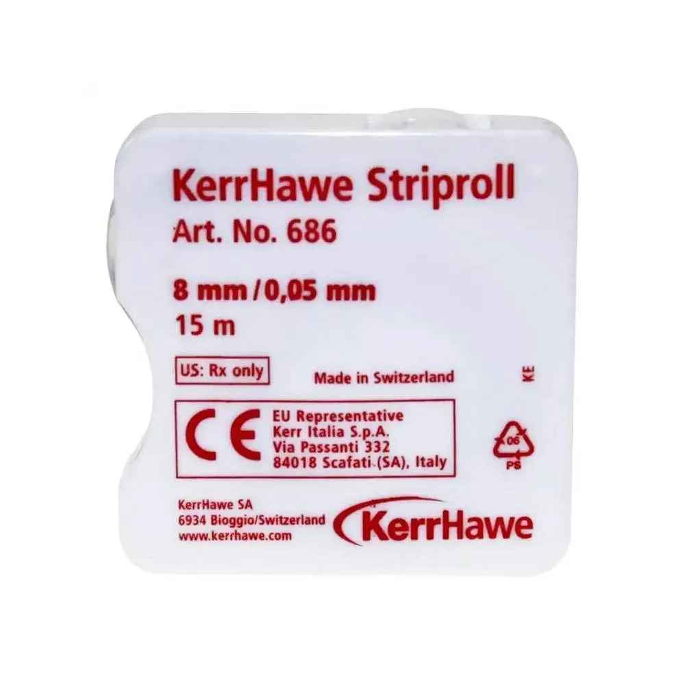 Матричная лента пластиковая в диспенсере, Kerr, Striproll, 8 мм, 0.05 мм, 686