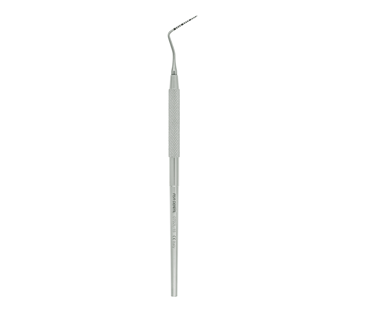 Asa Dental 0702L-15 - зонд пародонтологический односторонний (15-14-10-9-5-4), 155 мм