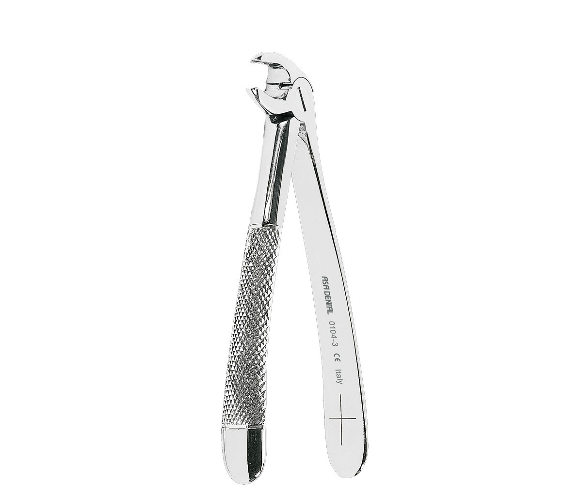 Asa Dental 0104-3 - щипцы для удаления с зазубренными кончиками (для нижних резцов, премоляров и корней)