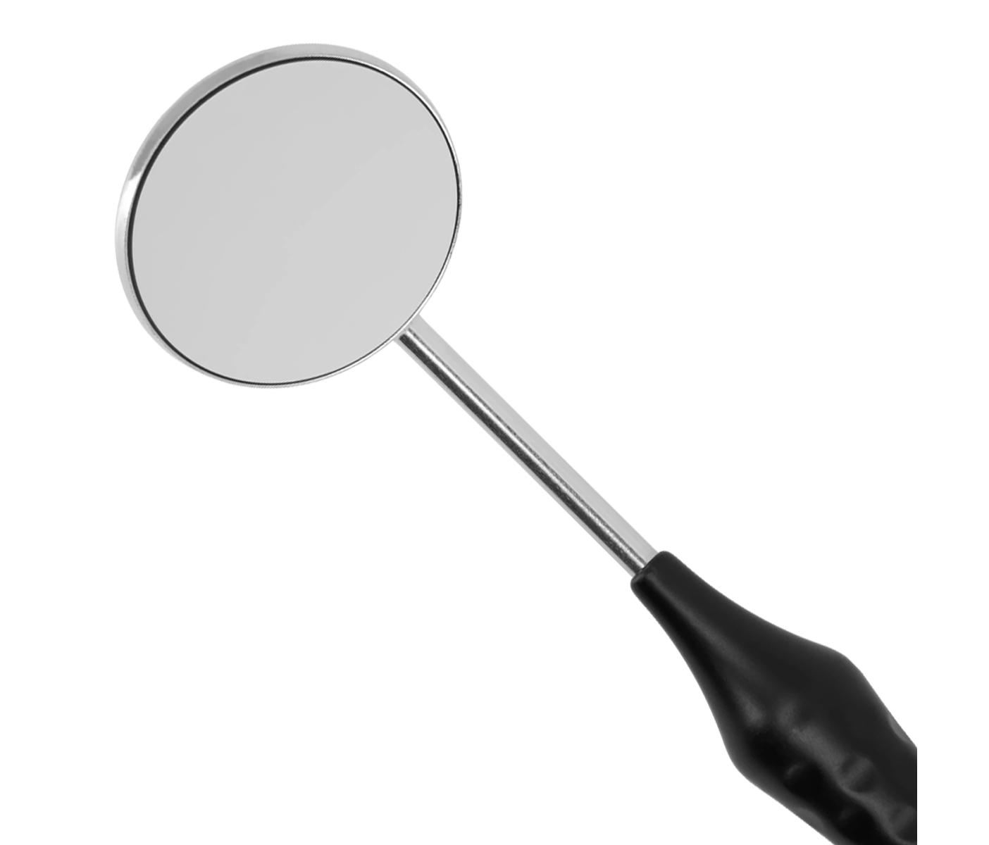 Hahnenkratt TOPvision FS Rhodium - родиевое зеркало без ручки, плоское, №5, диаметр 24 мм, 12 шт