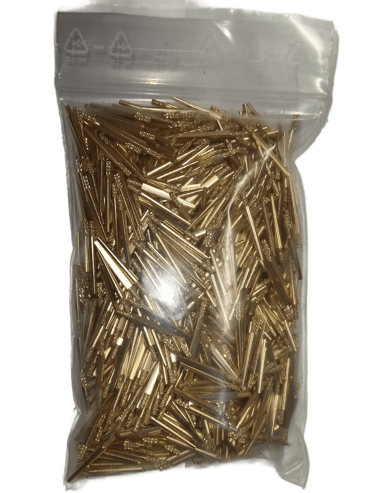 Штифты для изготовления моделей DOWEL-PIN, латунь, размер S (маленькие, 20 мм.), в упаковках по 100 шт., арт: 303T/100