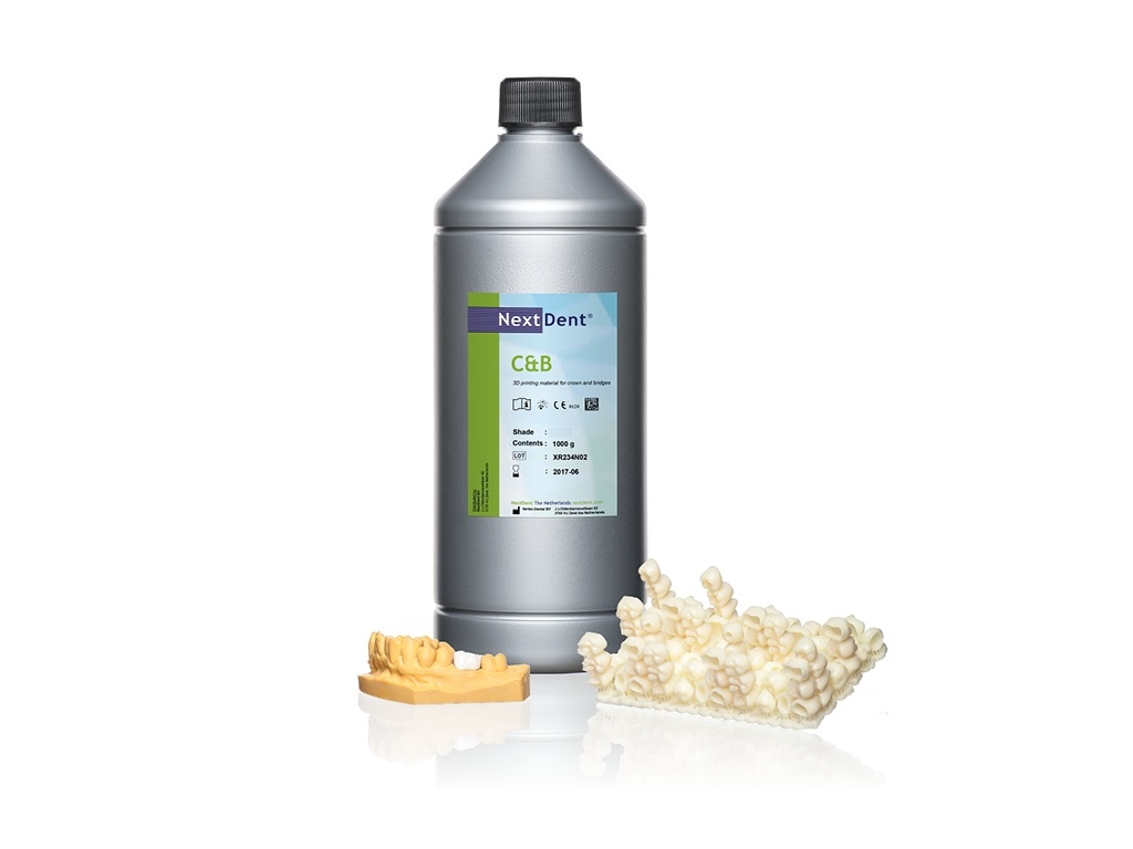 Фотополтмер NextDent C&B , оттенок A3.5. Упаковка 1000 гр., арт: NDCBA3.501000