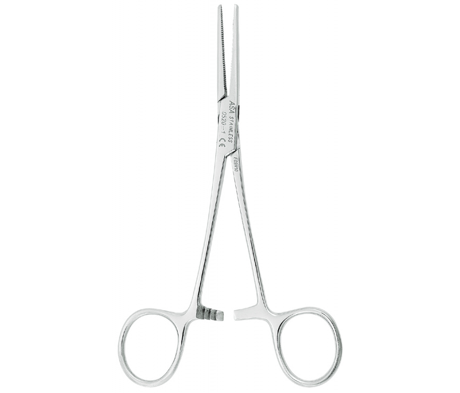 Asa Dental 0520-1 - зажим "Москит" прямой, 14 см