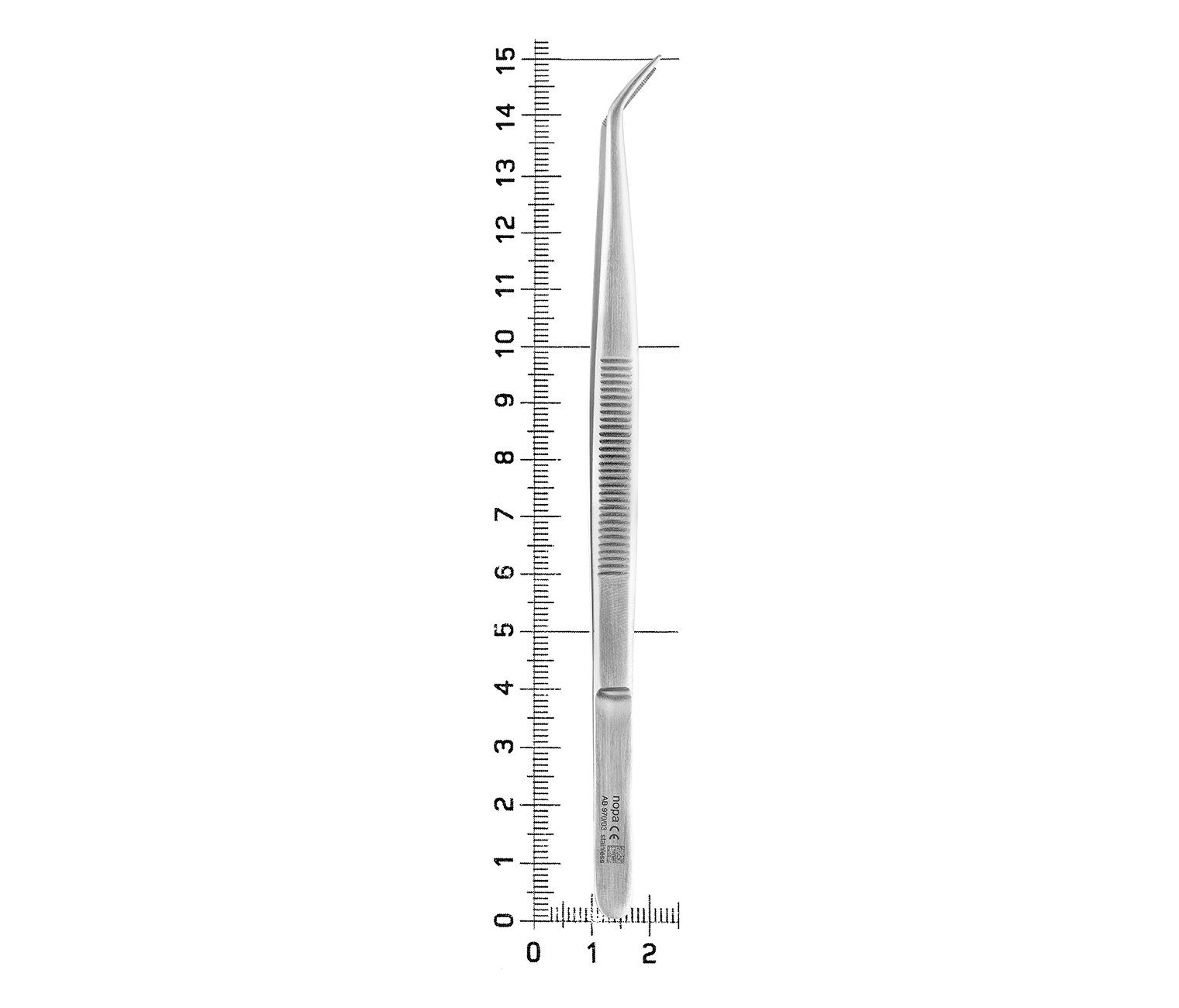 Nopa Instruments AB 970/03 - пинцет LONDON COLLEGE №3, 15 см