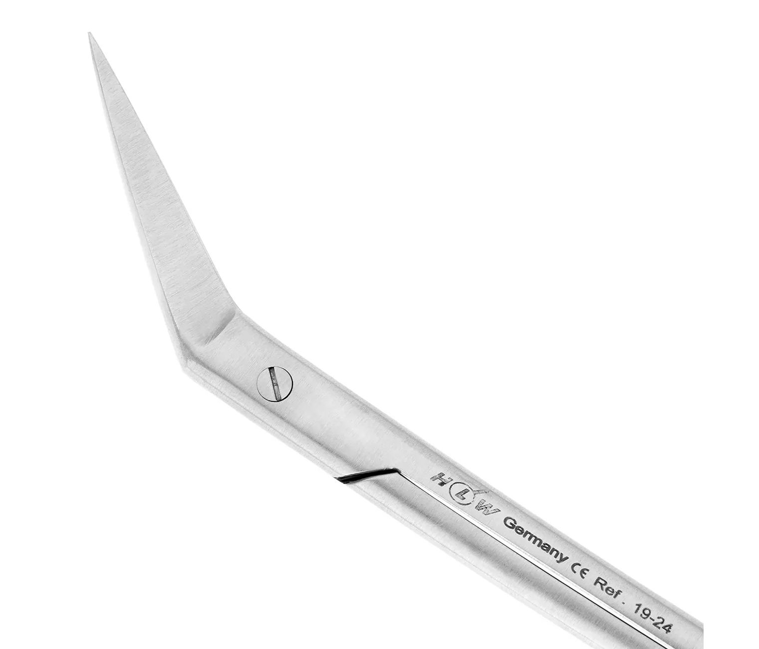 HLW 19-24 - ножницы хирургические угловые Fadenschere, 115 мм