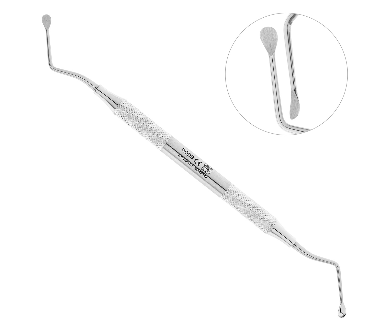 Nopa Instruments KA 654/87 - кюретажная костная ложка LUCAS №3, 17 см