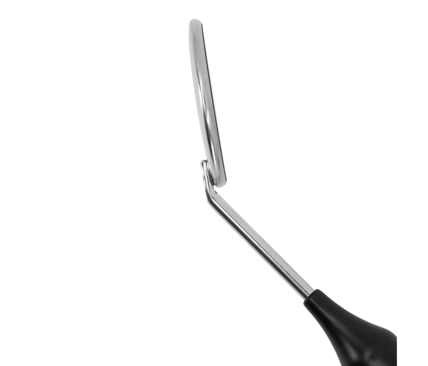 Hahnenkratt TOPvision FS Rhodium - родиевое зеркало без ручки, плоское, №7, диаметр 28 мм, 12 шт
