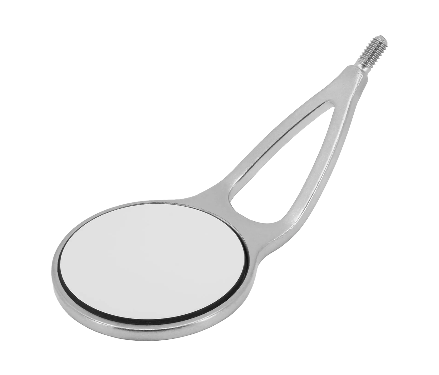 Hahnenkratt MEGAretract FS Rhodium - родиевое зеркало без ручки, плоское, облегченное, с ретрактором, №6, диаметр 24 мм, 6 шт