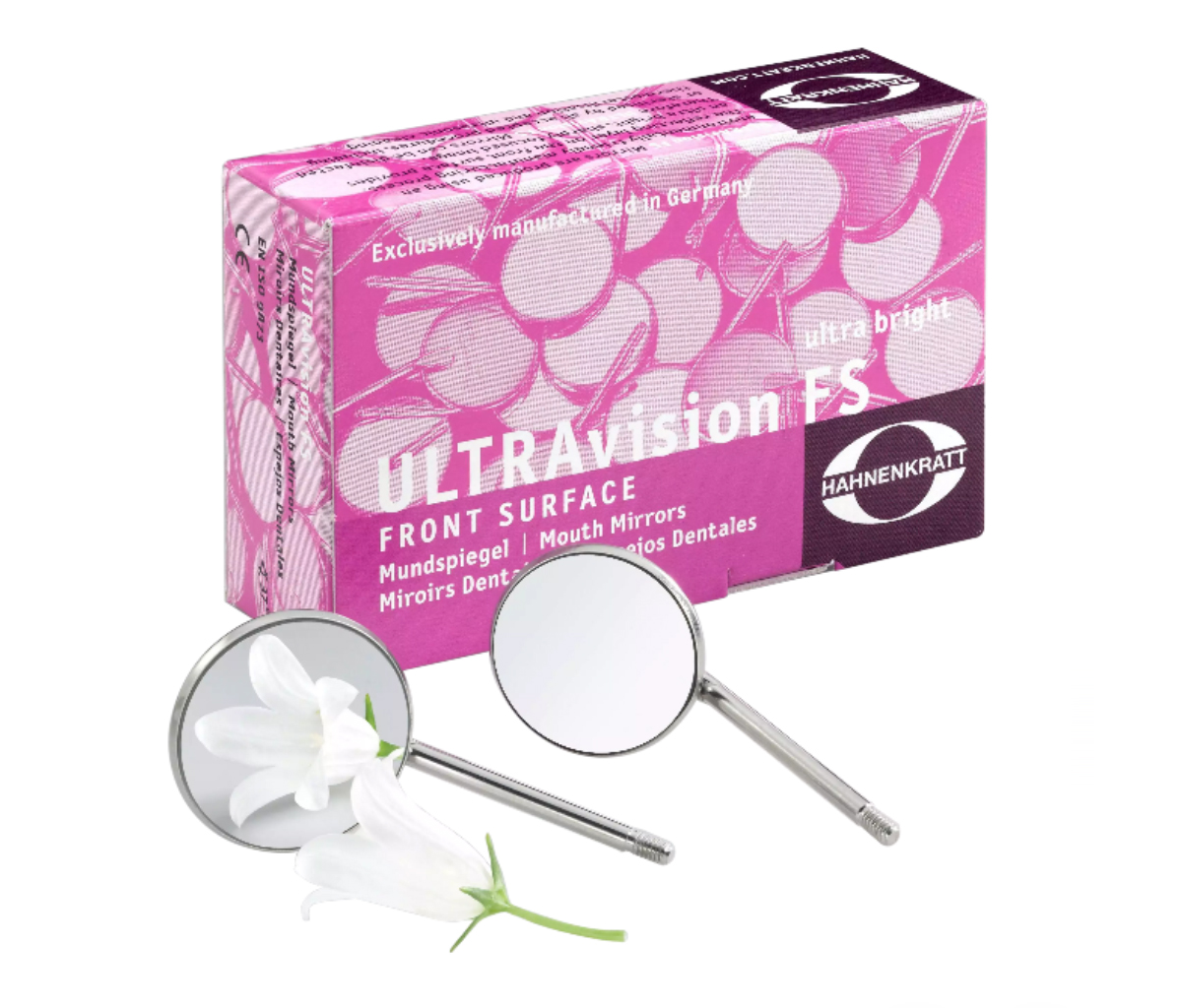 Hahnenkratt ULTRAvision FS - ультраяркое зеркало без ручки, №0, диаметр 14 мм, 3 шт