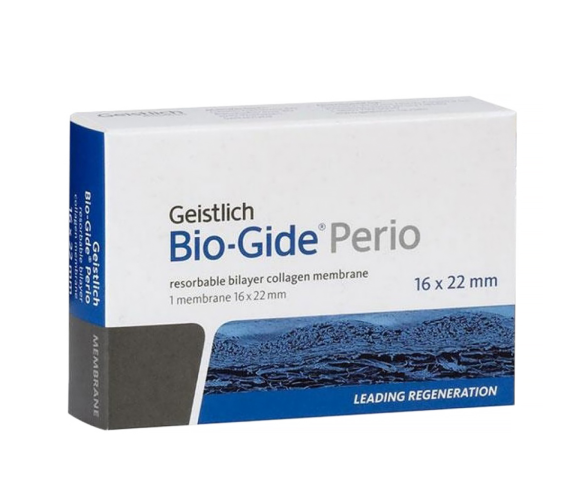 Geistlich Pharma Bio-Gide Perio 16х22 мм, резорбируемая двухслойная барьерная мембрана