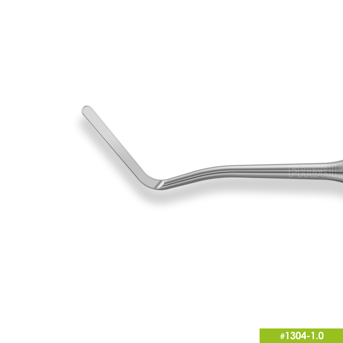 1304-1,0 Удлиненная узкая гладилка с штопфером-шариком Ø1.0mm. Ручка Ø6mm