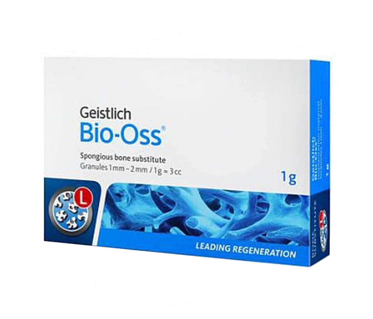 Geistlich Pharma Bio-Oss - 1,0 г, гранулы 1-2 мм, размер L, натуральный костнозамещающий материал