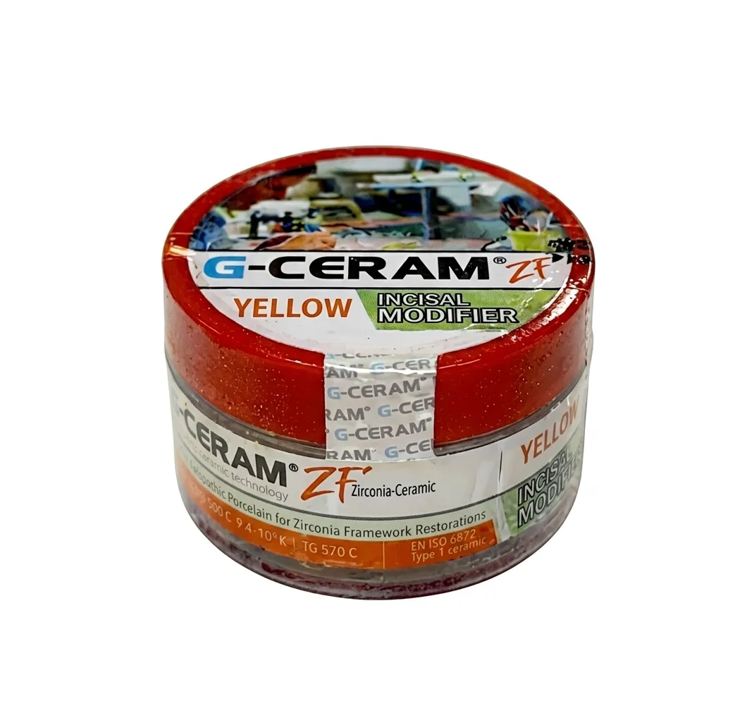 Керамическая масса, G-CERAM, ZF Incisal Modifier Yellow (15г)
