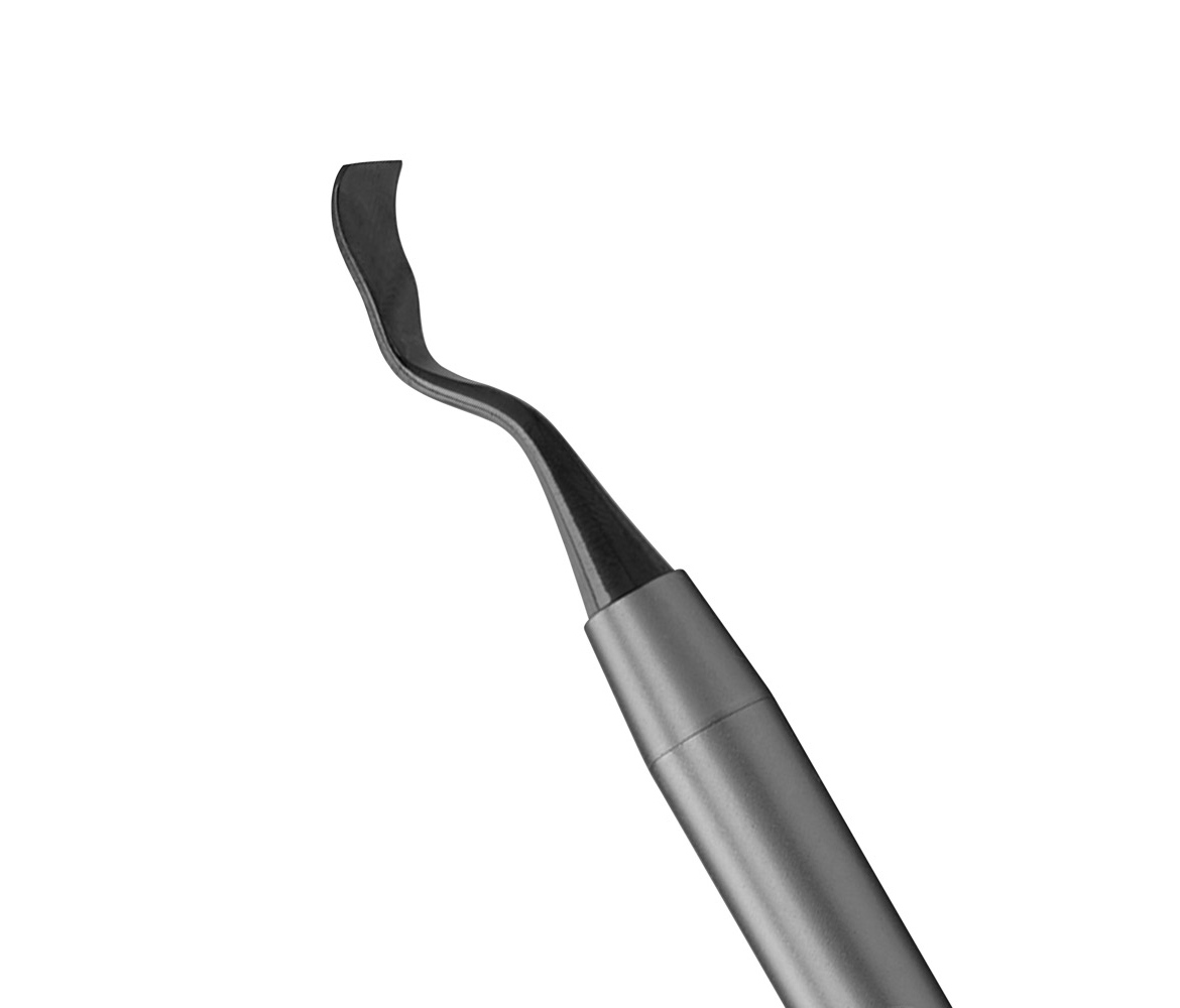 Hu-Friedy Bone Scraper Buser #1/3, 4/6 мм - костный скребок, ручка Black Line
