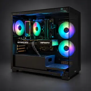 Компьютер GAMING G284 с AMD Ryzen 7 5700X и NVIDIA GeForce RTX 5050 8GB, фото 1