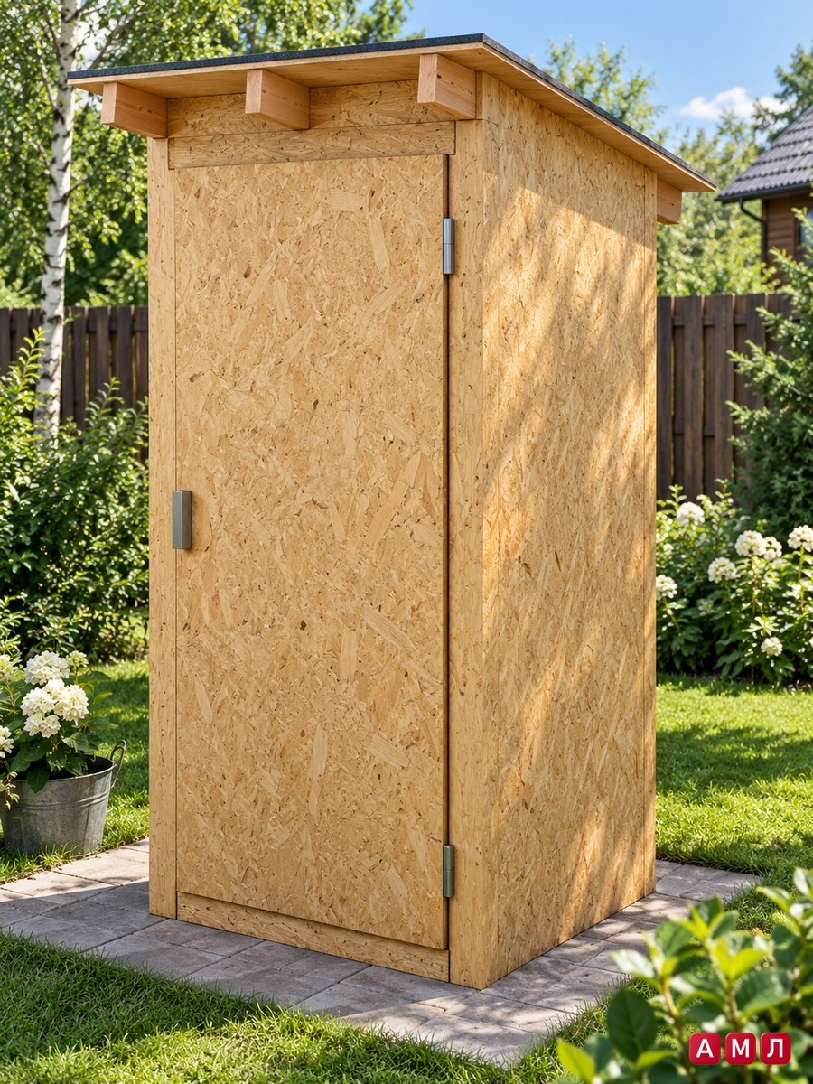 Уличный туалет 1x1м