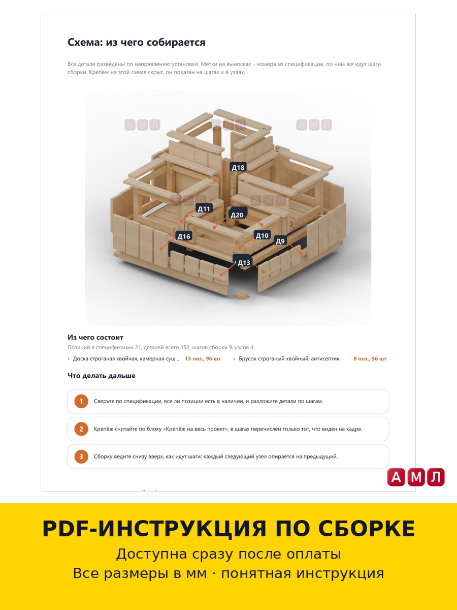 Премиум проект чертеж многоярусная треугольная клумба пирамида из дерева, грядка альпийская горка сделать