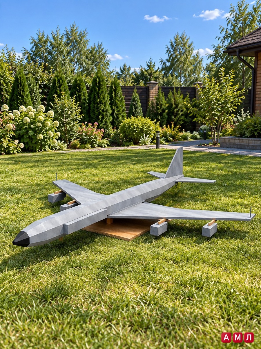 Самолет Boeing RC-135 из бальзы и фанеры