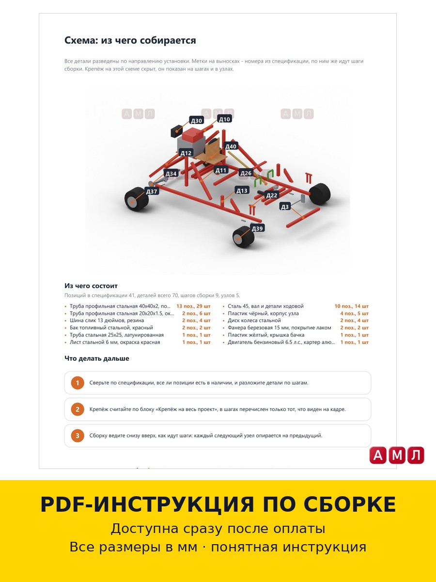 Премиум проект чертеж картинг бензиновый взрослый внедорожный рама багги для бездорожья и дрифта построить