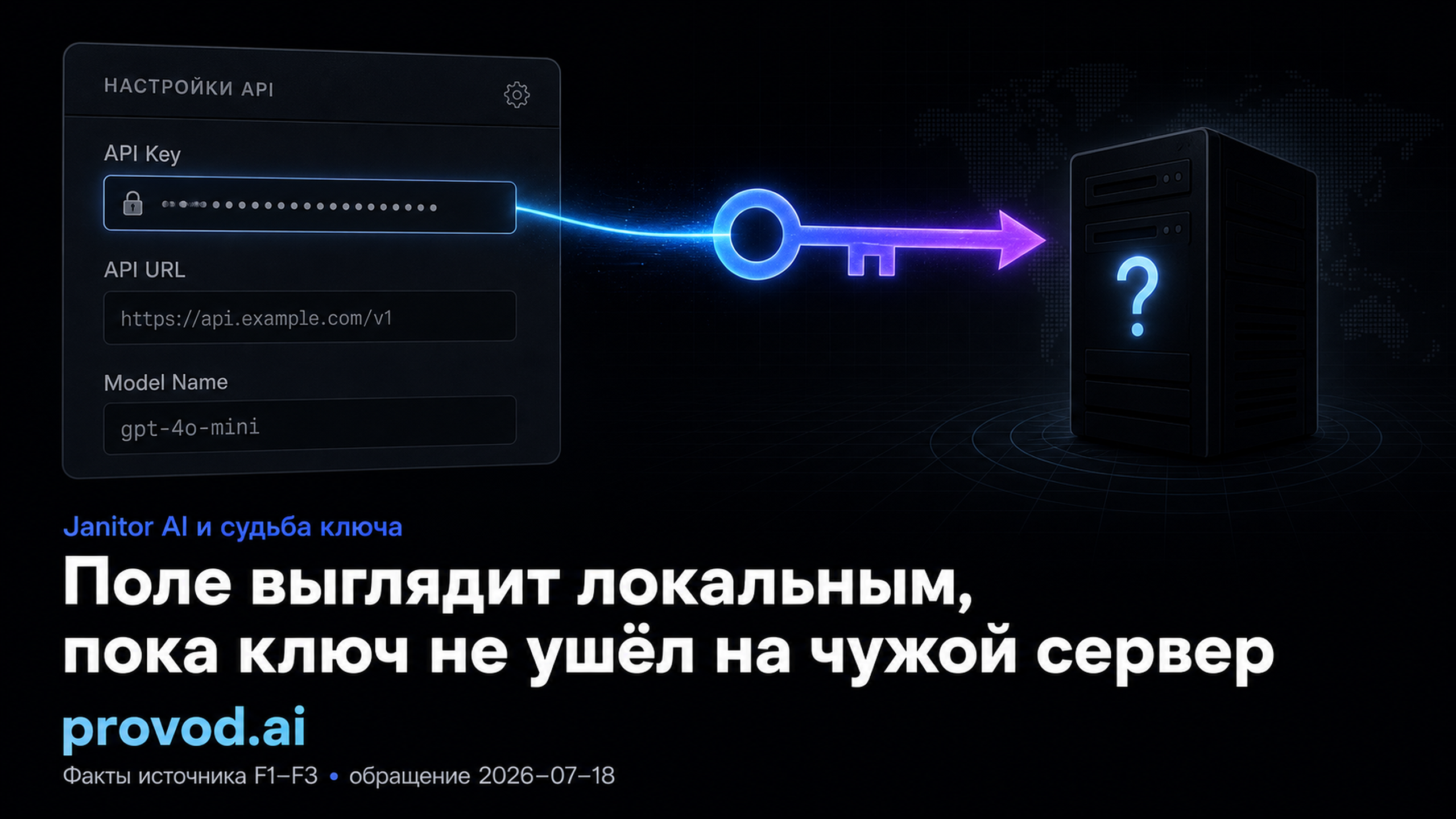 Обложка статьи: janitor ai api перед передачей ключа стороннему proxy