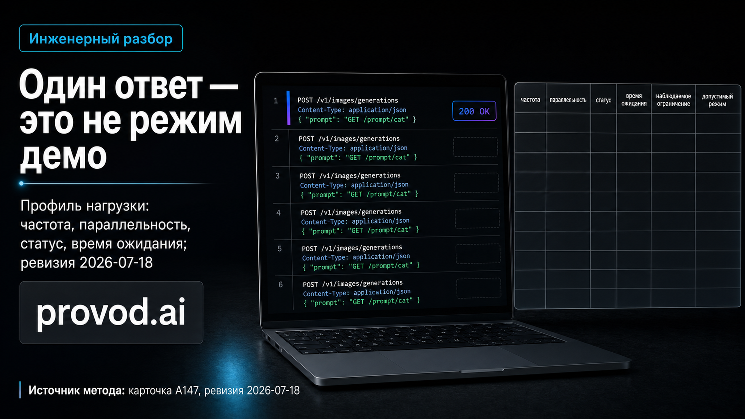 Обложка статьи: Pollinations AI API и лимиты бесплатной генерации под нагрузкой: измерить границу демо