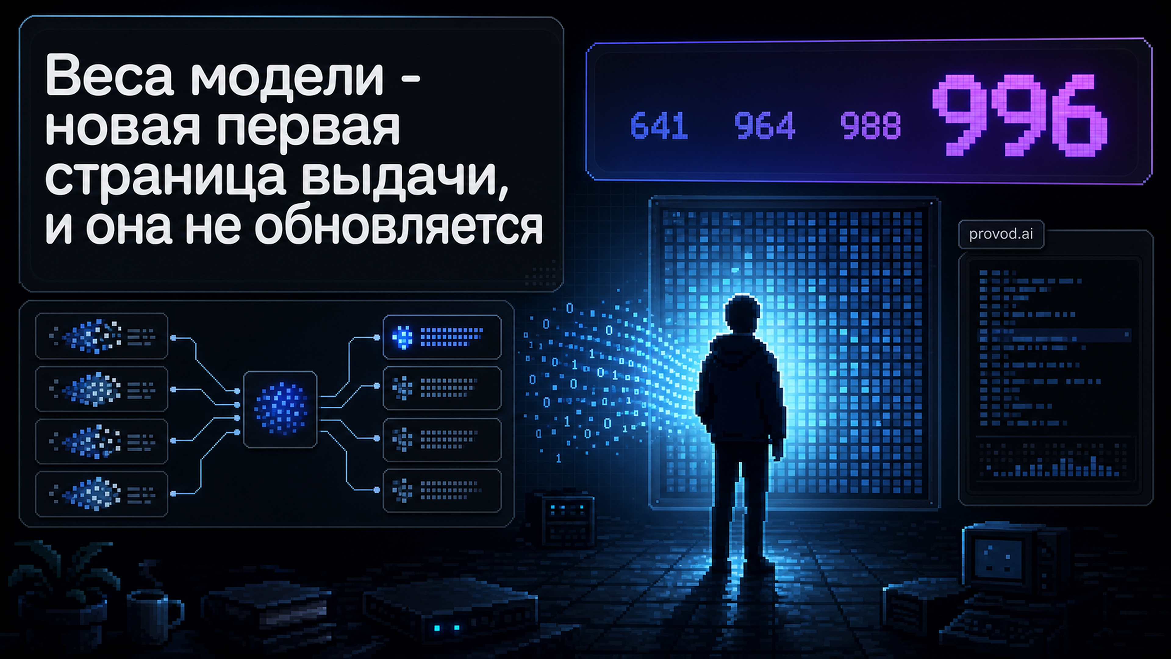 Обложка статьи: «Нейросеть Артемий Лебедев»: что модели знают о вас - поиск по весам вместо выдачи