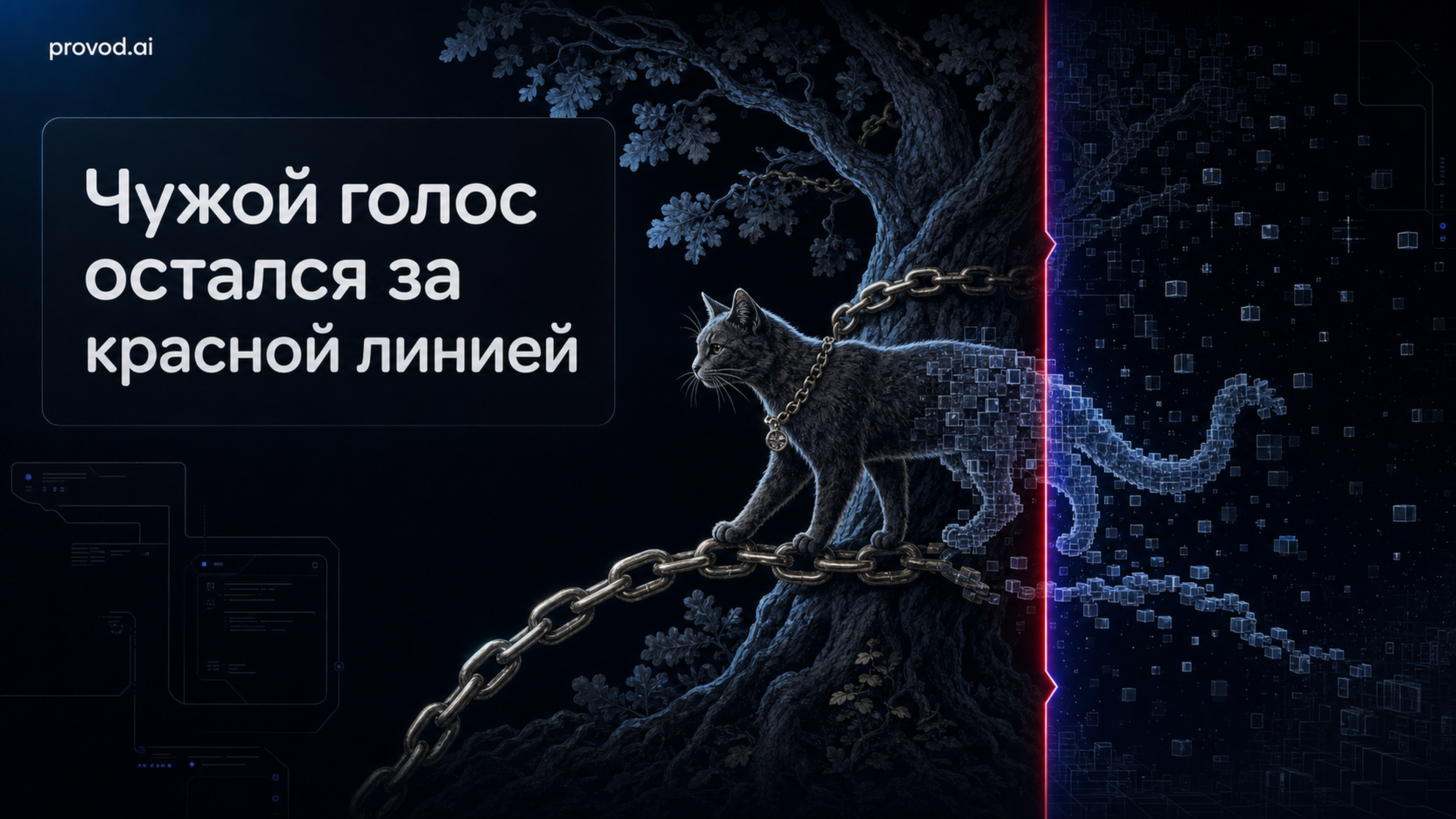 Обложка статьи: «у лукоморье дуб зелёный» чужим голосом: Google провёл красную линию