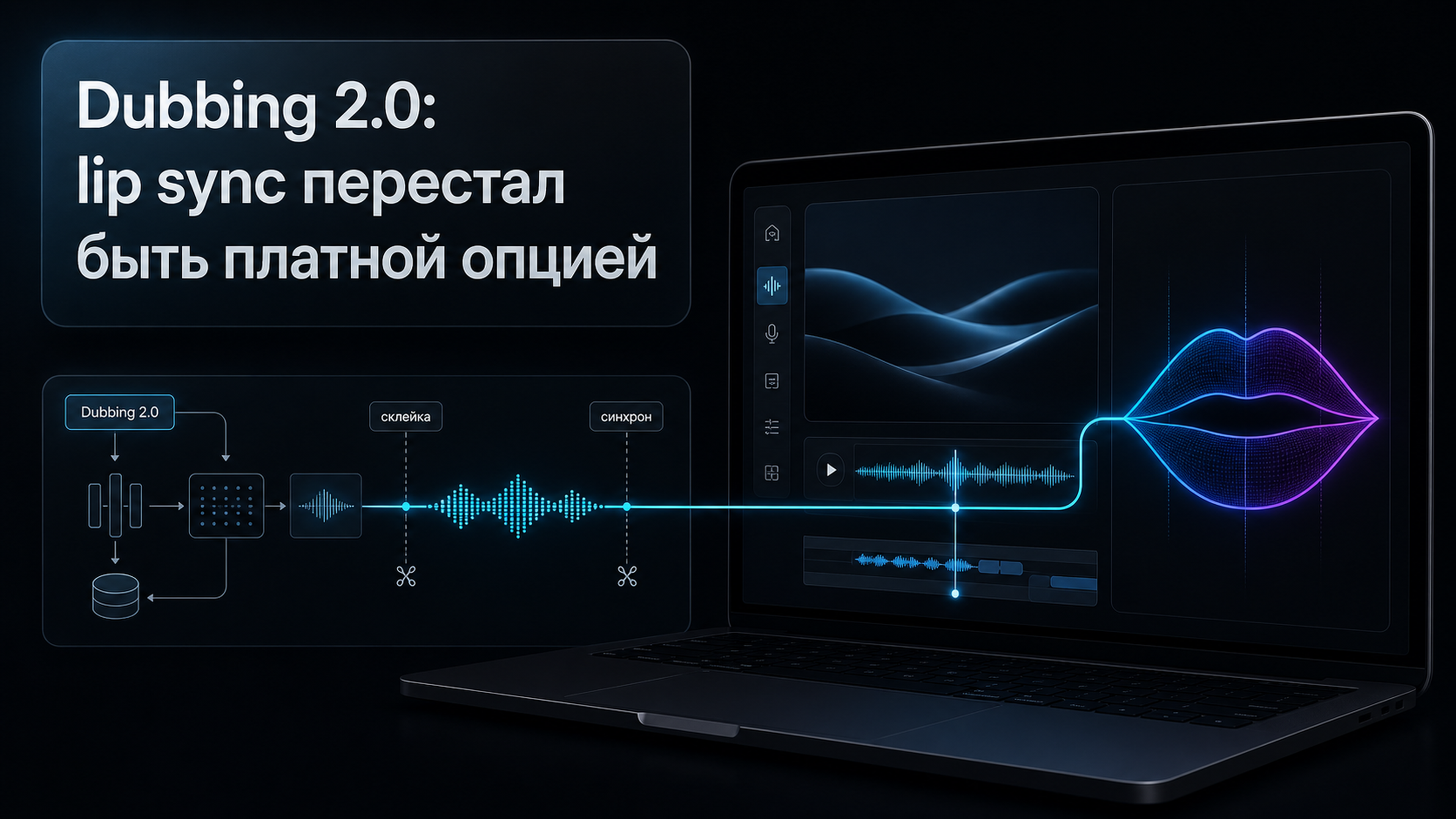 Обложка статьи: «lip sync» без доплаты: Synthesia Dubbing 2.0 держит синхрон губ на любых склейках