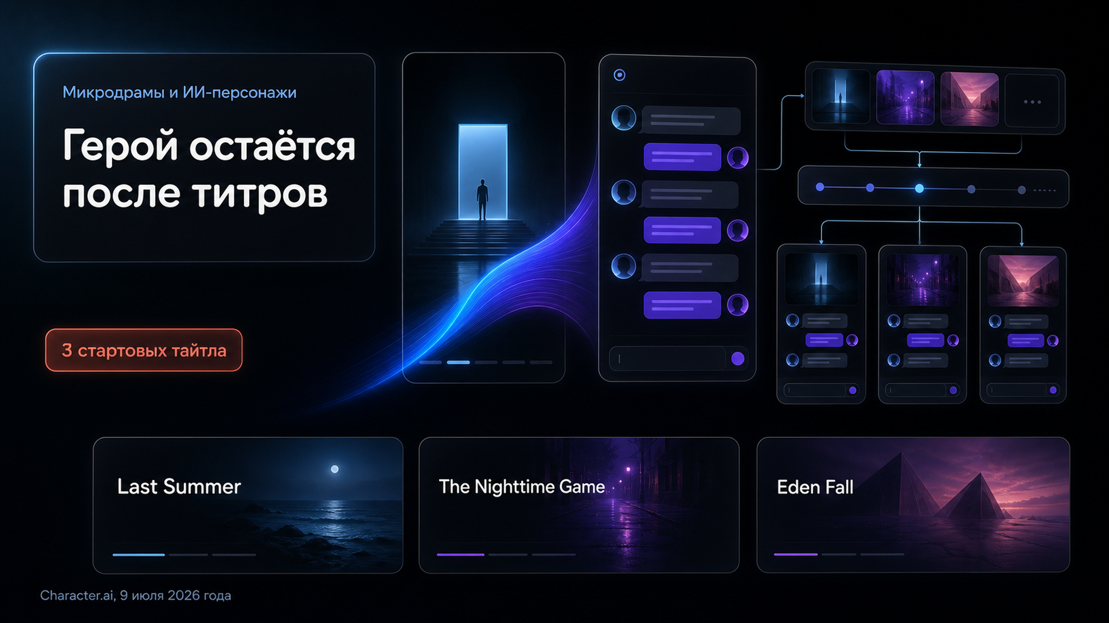 Обложка статьи: Character AI запустил 3 микродрамы: как не потерять героя после титров