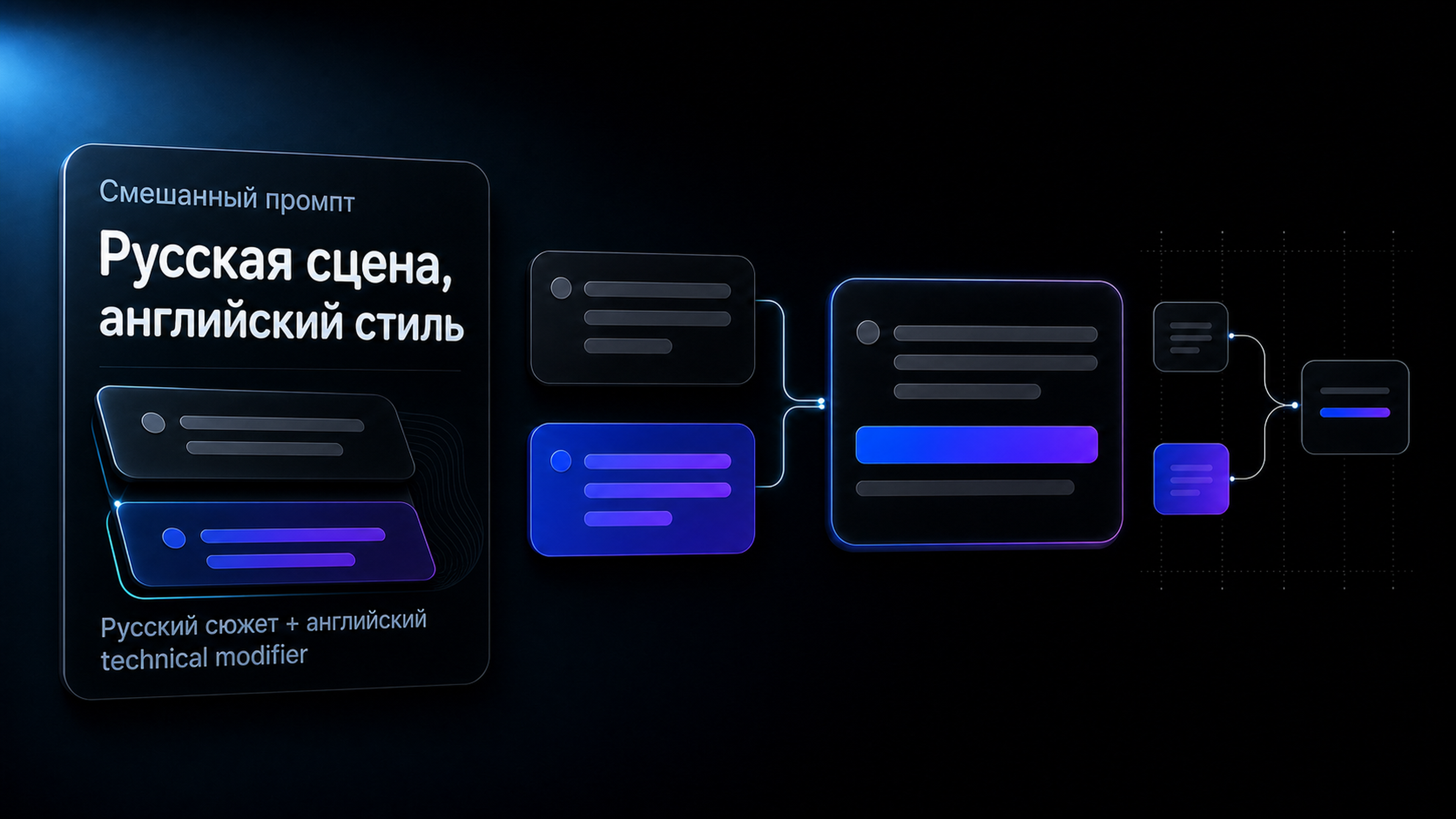 Обложка статьи: Яндекс Практикум в июльском гайде о Шедевруме советует сцену писать по-русски, а названия стилей — по-английски. Как проверить разницу