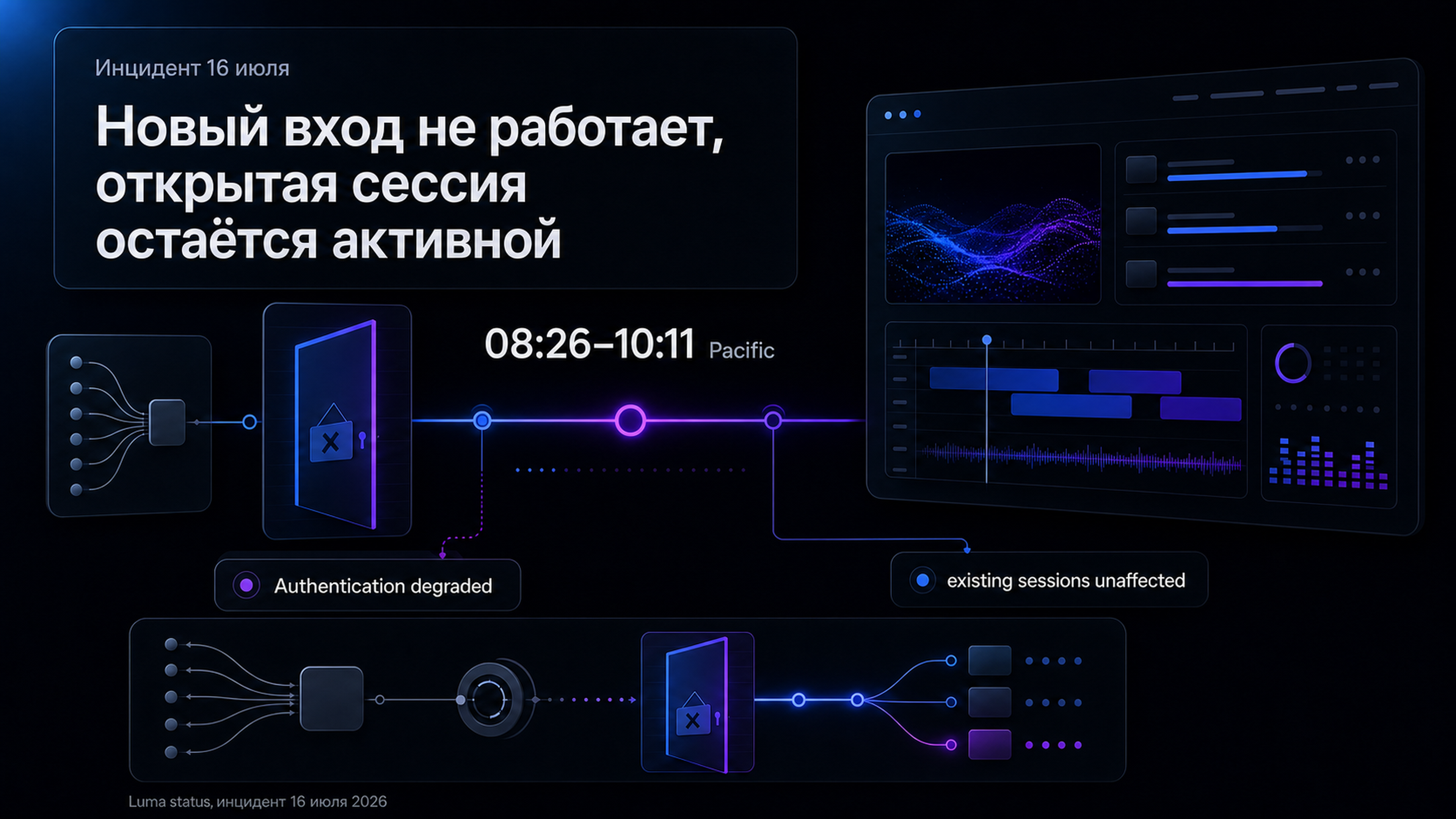 Обложка статьи: Luma не пускала в Dream Machine из-за чужого SSO: как отличить auth-сбой от сломанной генерации