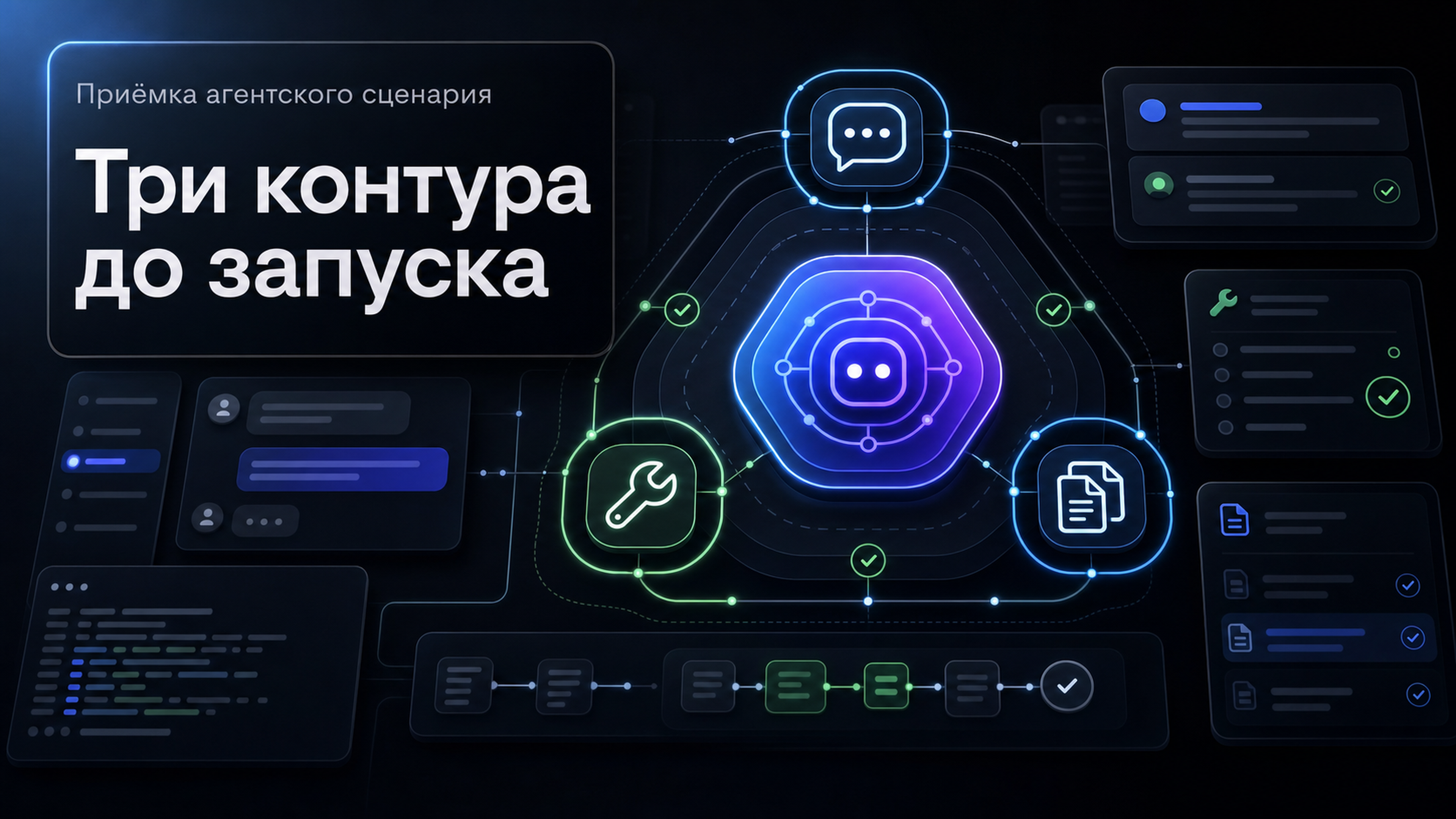 Обложка статьи: Яндекс GPT в AI Studio — трёхконтурный тест агента с Web Search и MCP перед запуском