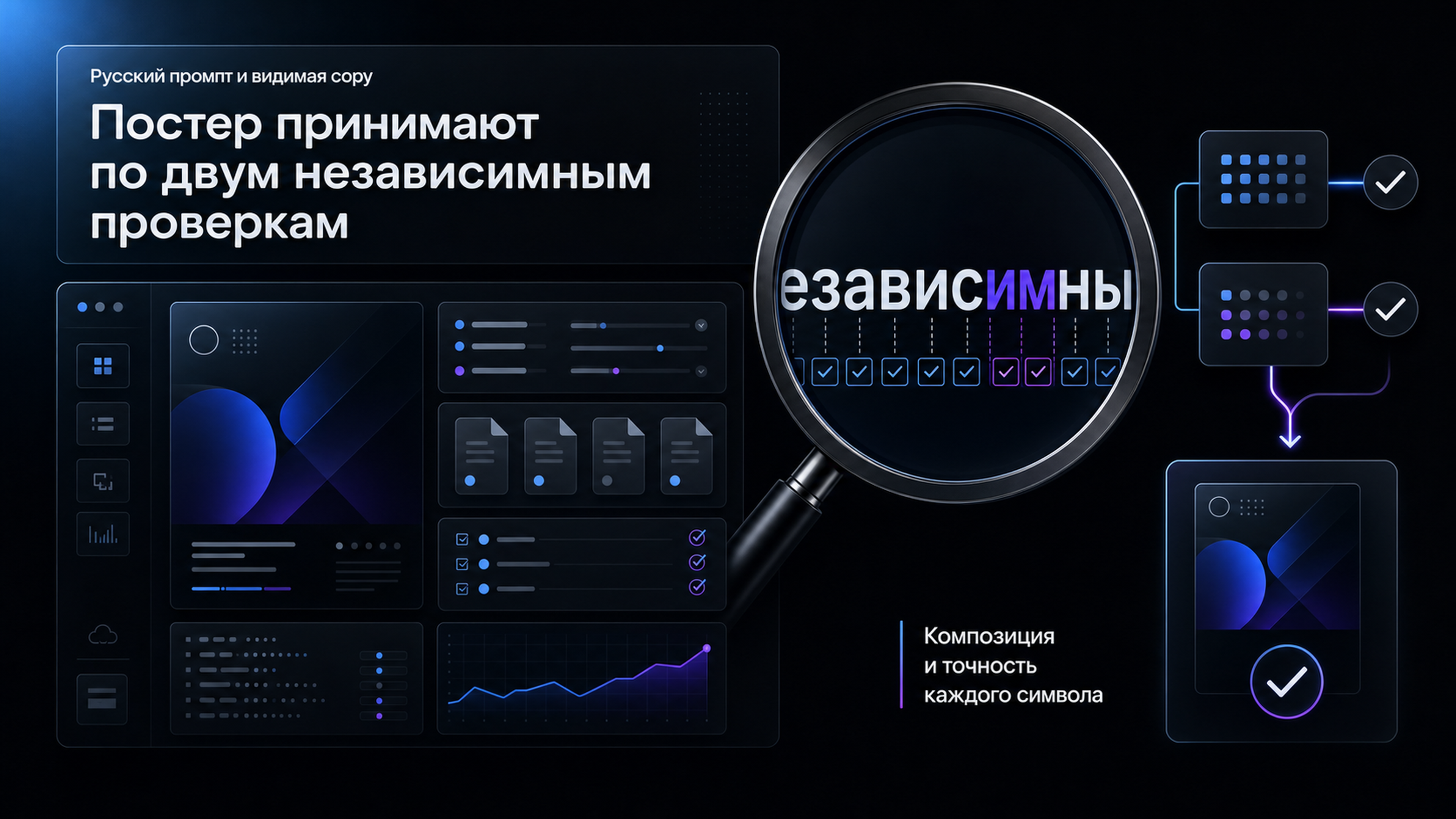 Обложка статьи: Шедеврум изображения 2.5 — русский промпт не освобождает постер от проверки надписи