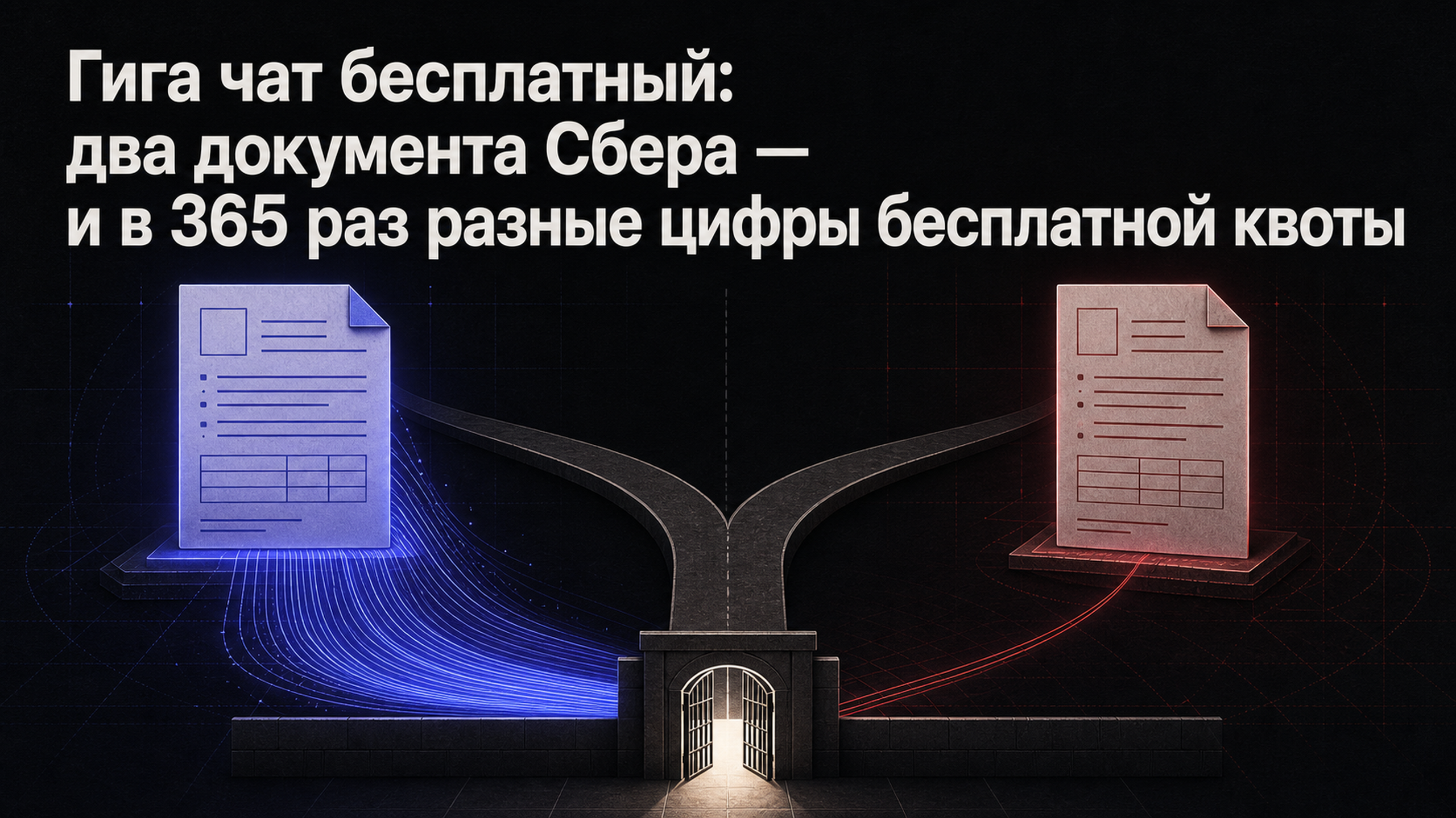 Обложка статьи: Гига чат бесплатный: два документа Сбера — и в 365 раз разные цифры бесплатной квоты