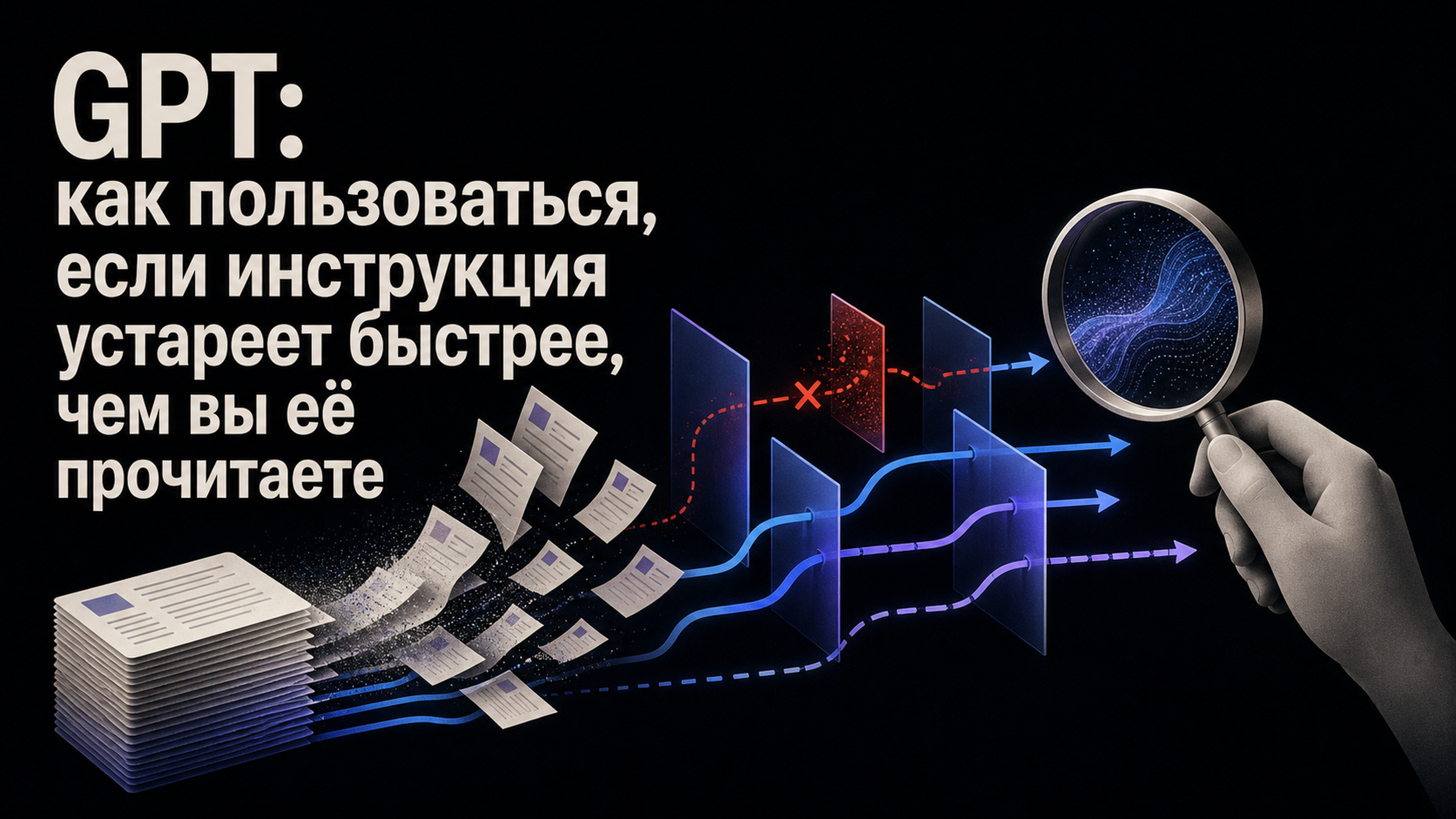 Обложка статьи: GPT: как пользоваться, если инструкция устареет быстрее, чем вы её прочитаете