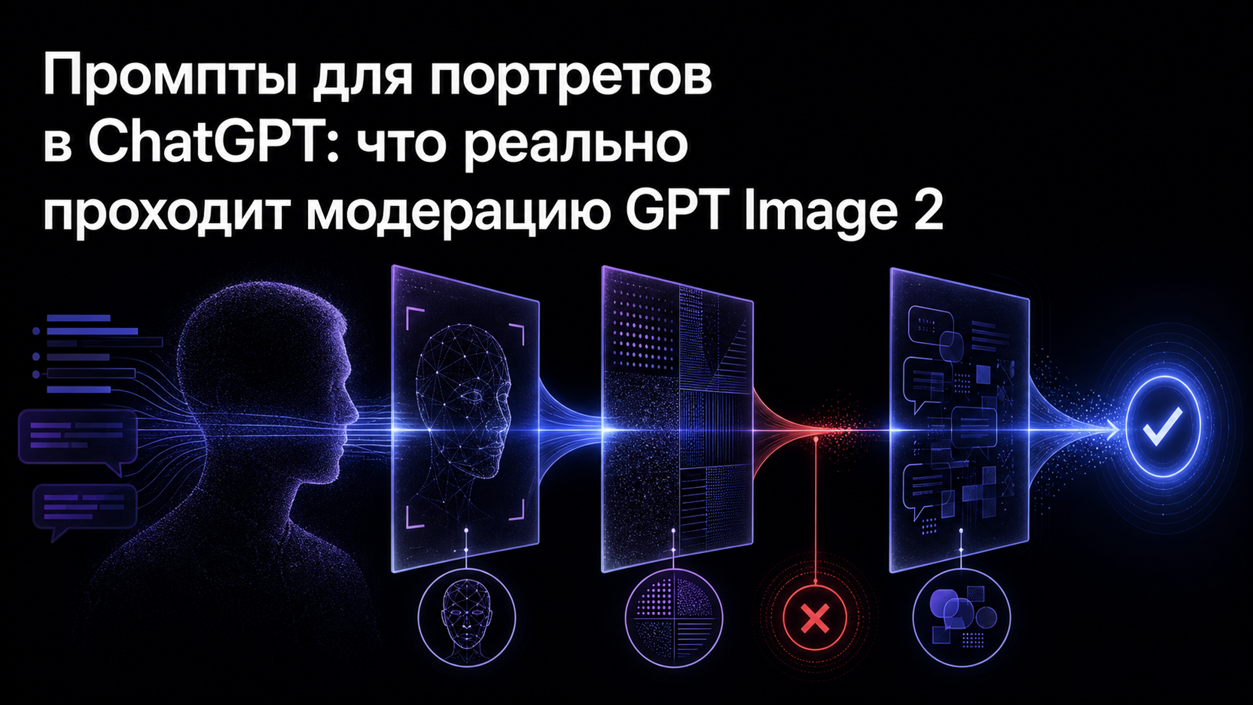 Обложка статьи: Промпты для портретов в ChatGPT: что реально проходит модерацию GPT Image 2