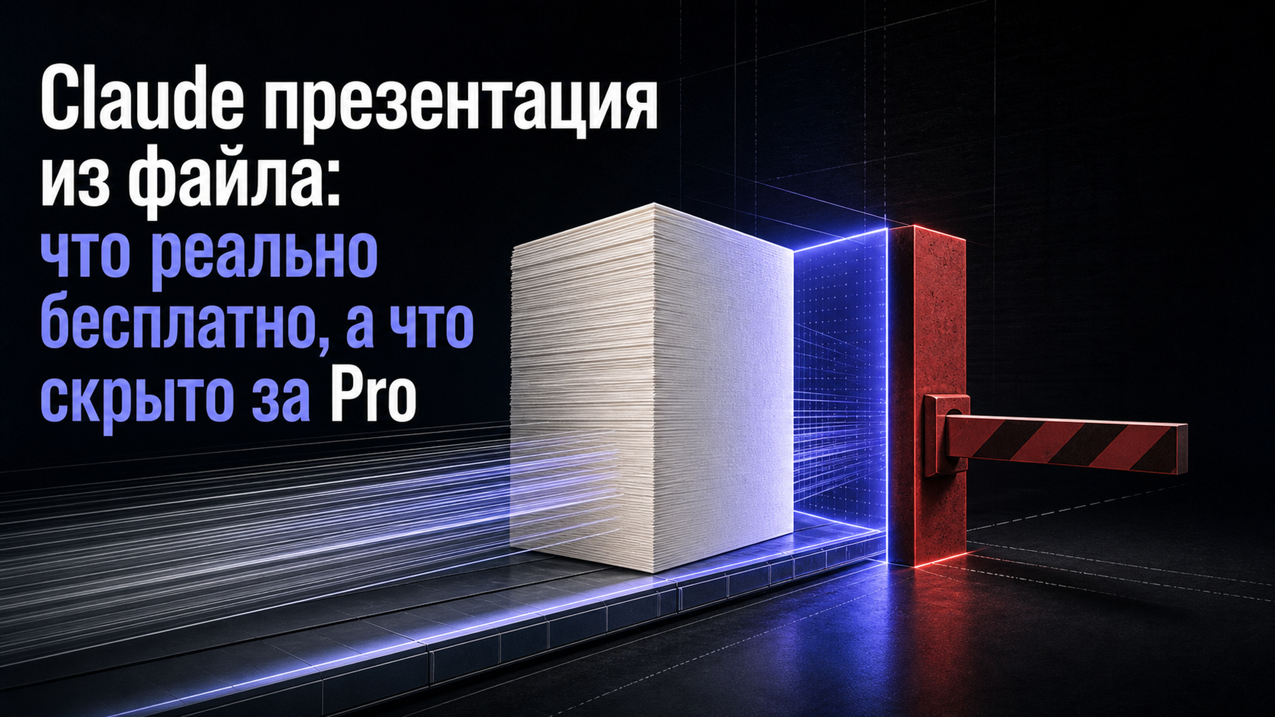 Обложка статьи: Claude презентация из файла: что реально бесплатно, а что скрыто за Pro