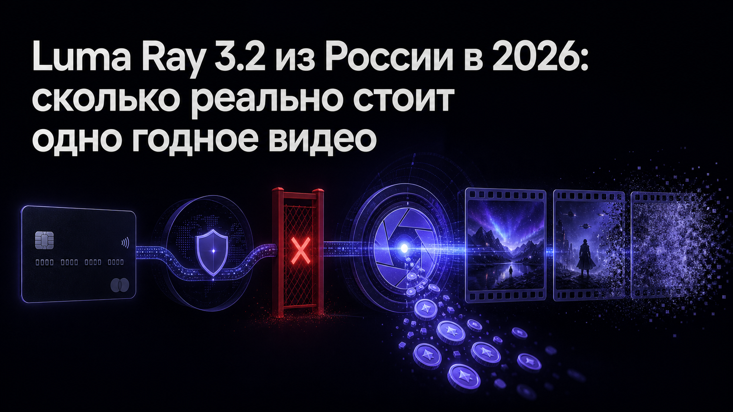 Обложка статьи: Luma Ray 3.2 из России в 2026: сколько реально стоит одно годное видео