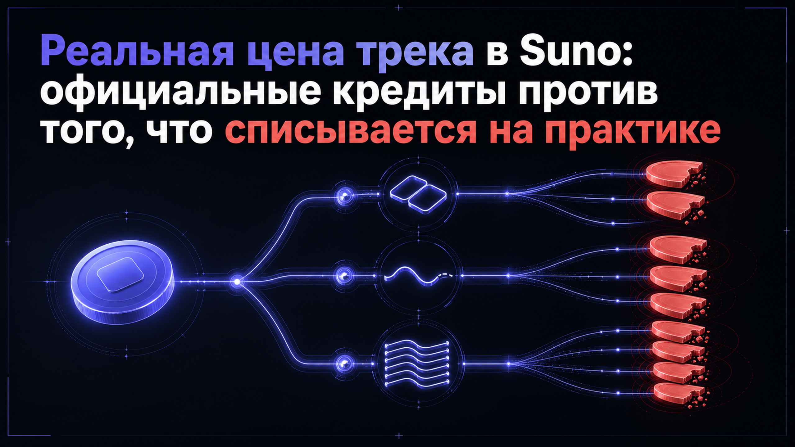 Обложка статьи: Реальная цена трека в Suno: официальные кредиты против того, что списывается на практике
