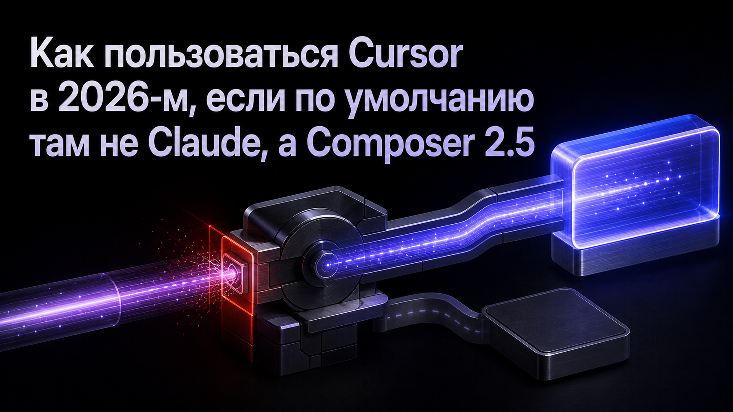 Обложка статьи: Как пользоваться Cursor в 2026-м, если по умолчанию там не Claude, а Composer 2.5
