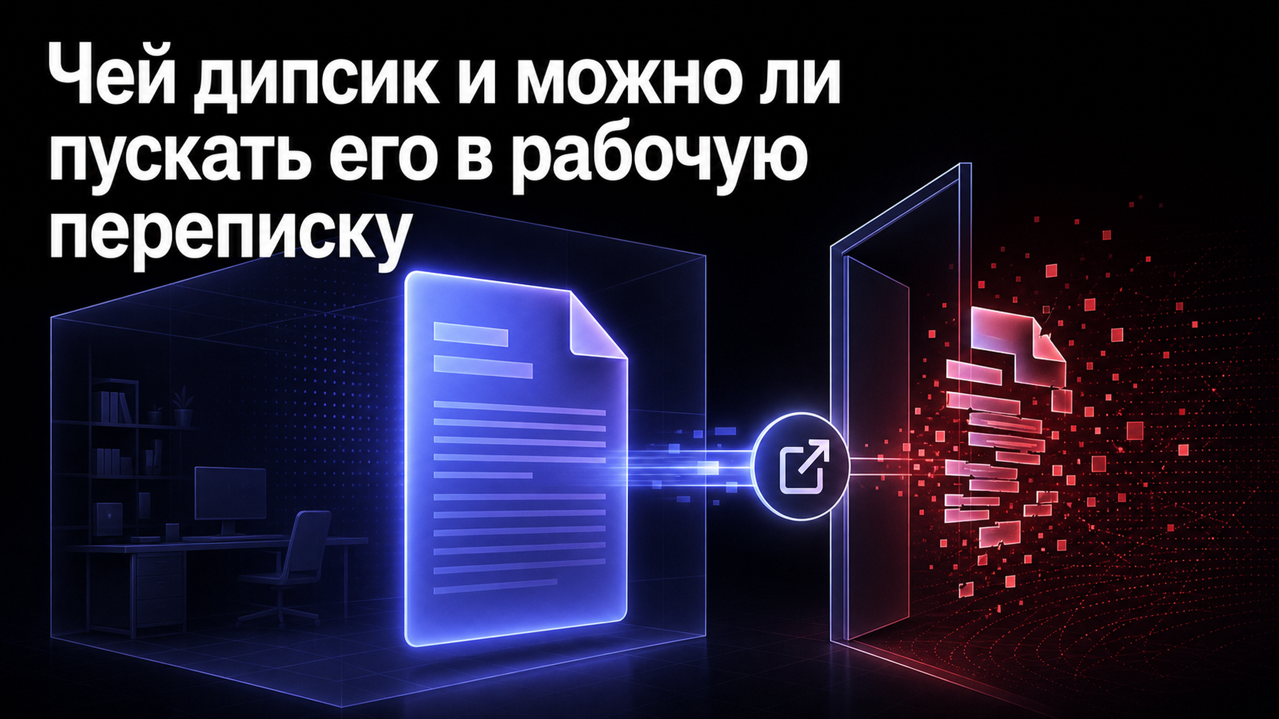 Обложка статьи: Чей дипсик и можно ли пускать его в рабочую переписку