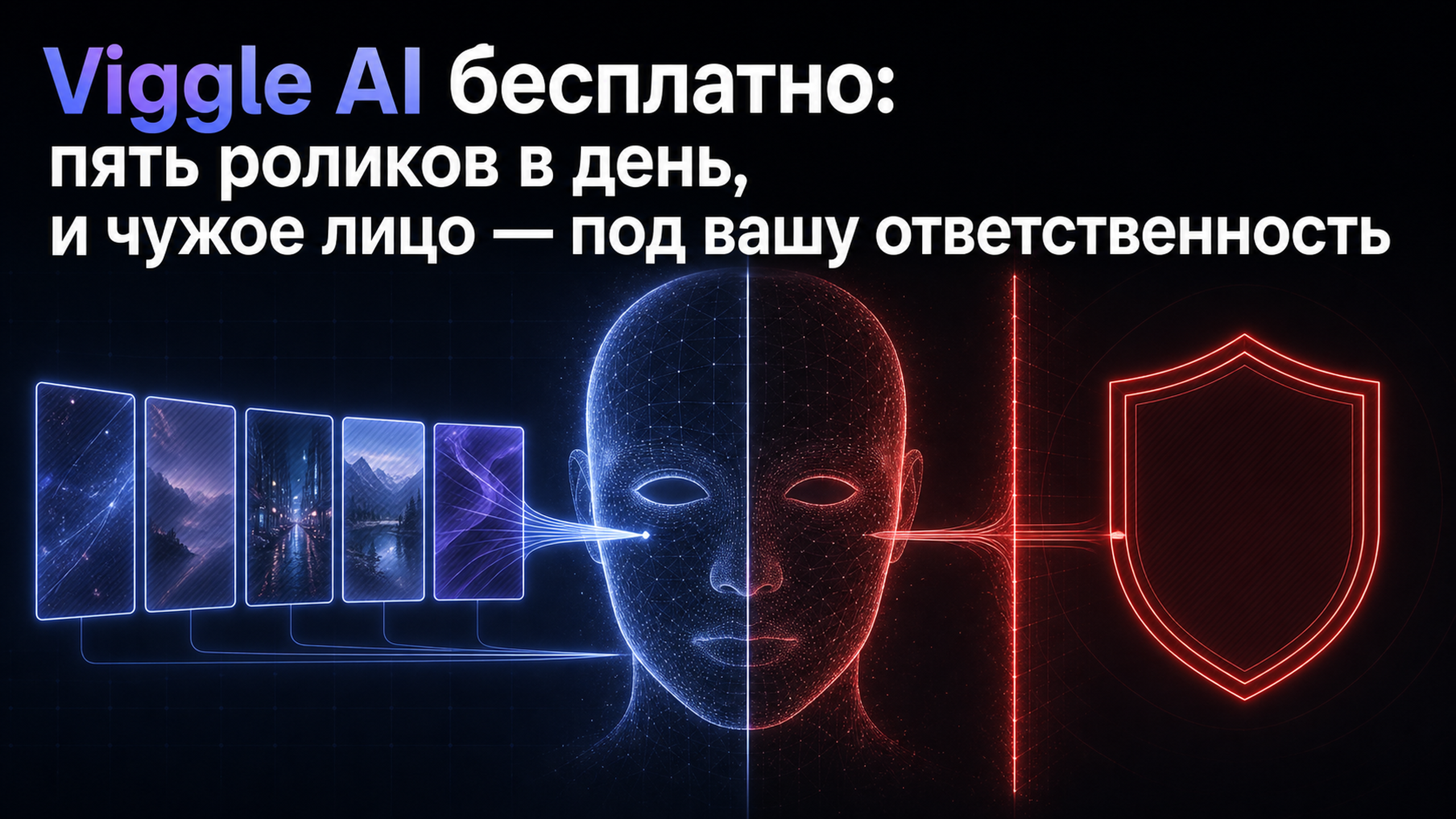 Обложка статьи: Viggle AI бесплатно: пять роликов в день, и чужое лицо — под вашу ответственность