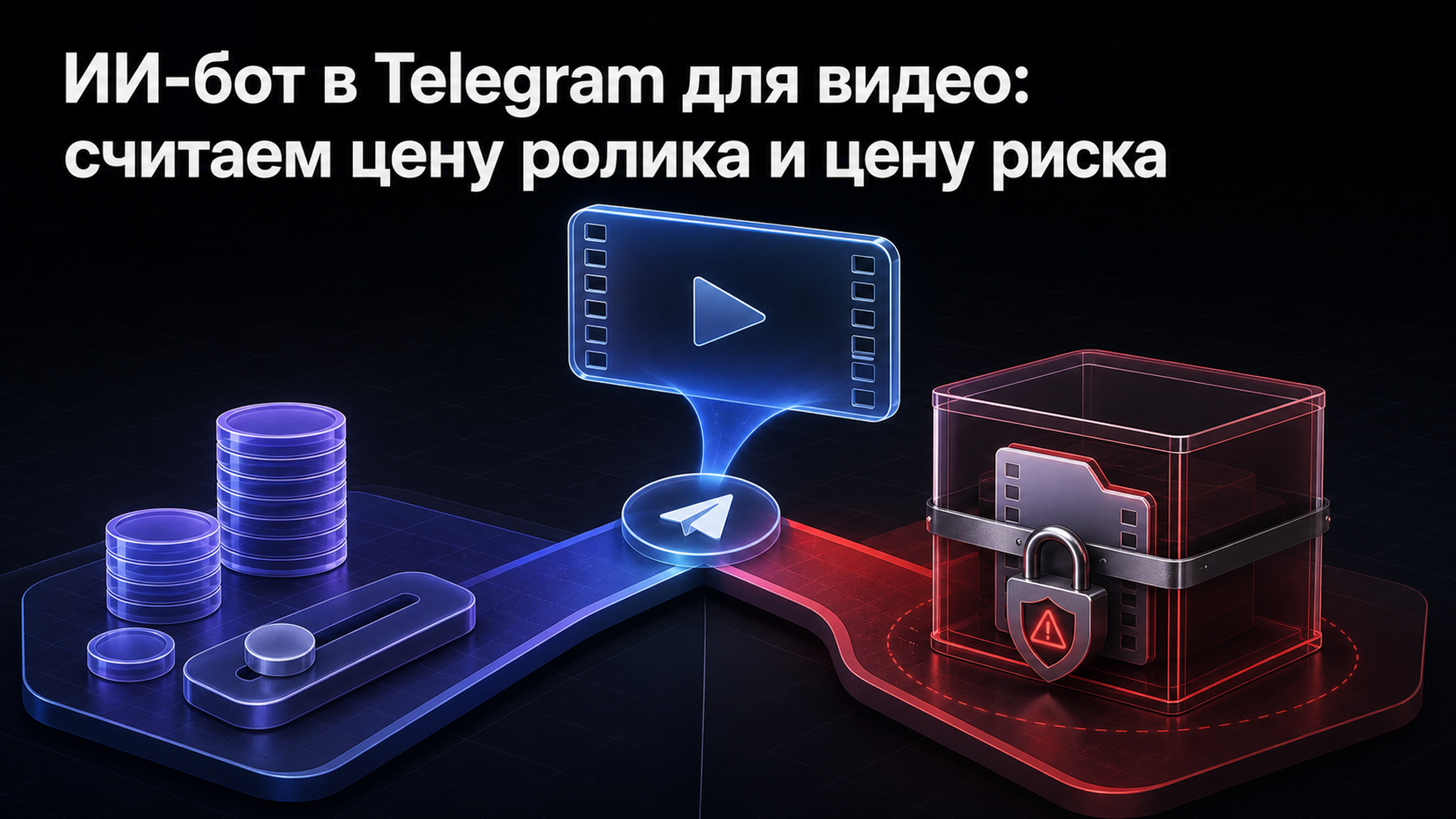 Обложка статьи: ИИ-бот в Telegram для видео: считаем цену ролика и цену риска
