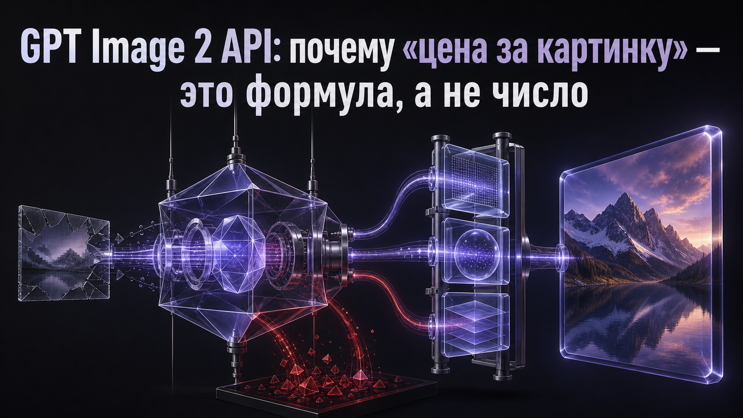 Обложка статьи: GPT Image 2 API: почему «цена за картинку» — это формула, а не число