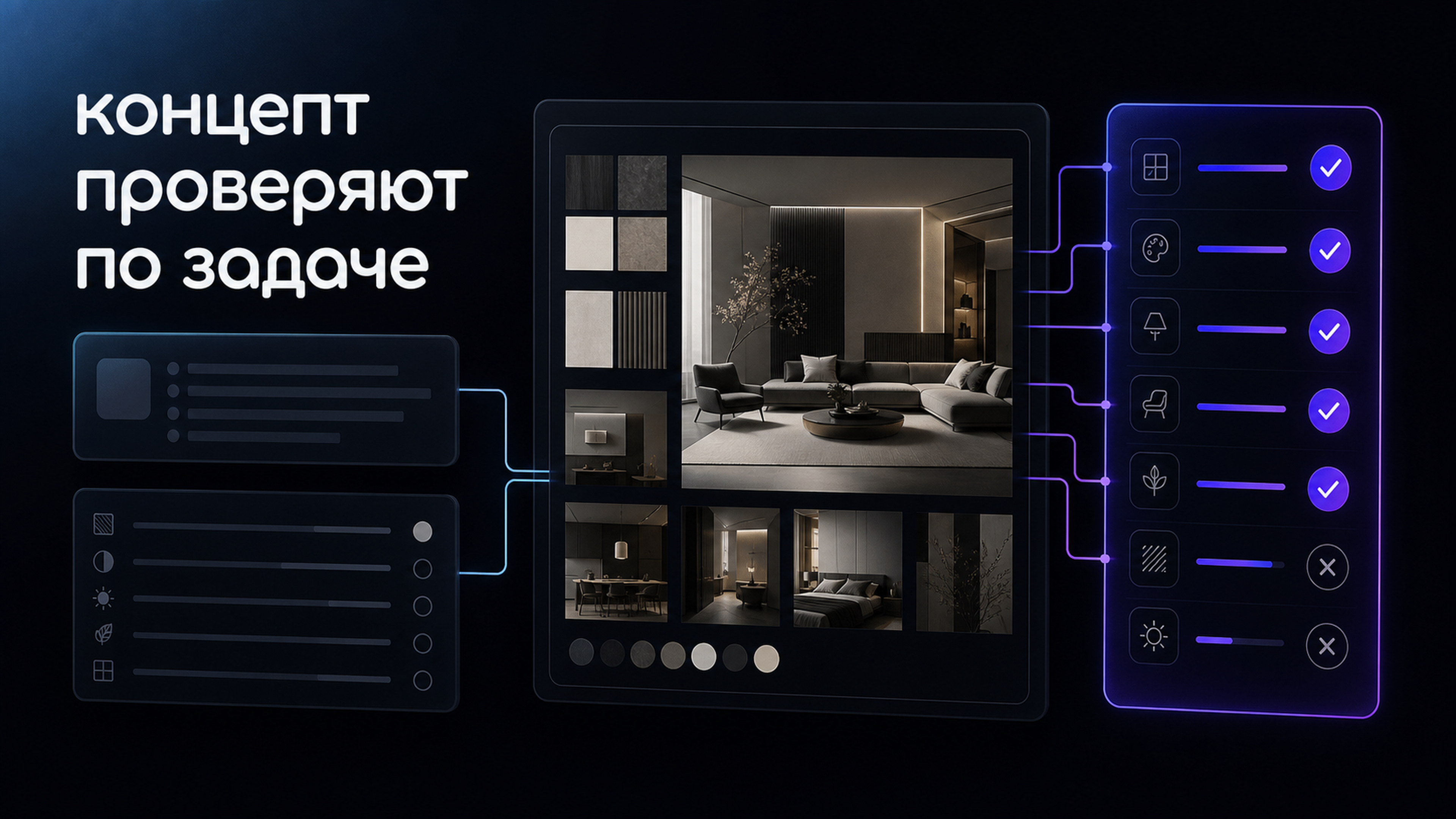 Обложка статьи: нейросеть для интерьера: как собрать клиентский бриф на концепт и проверить соответствие задаче