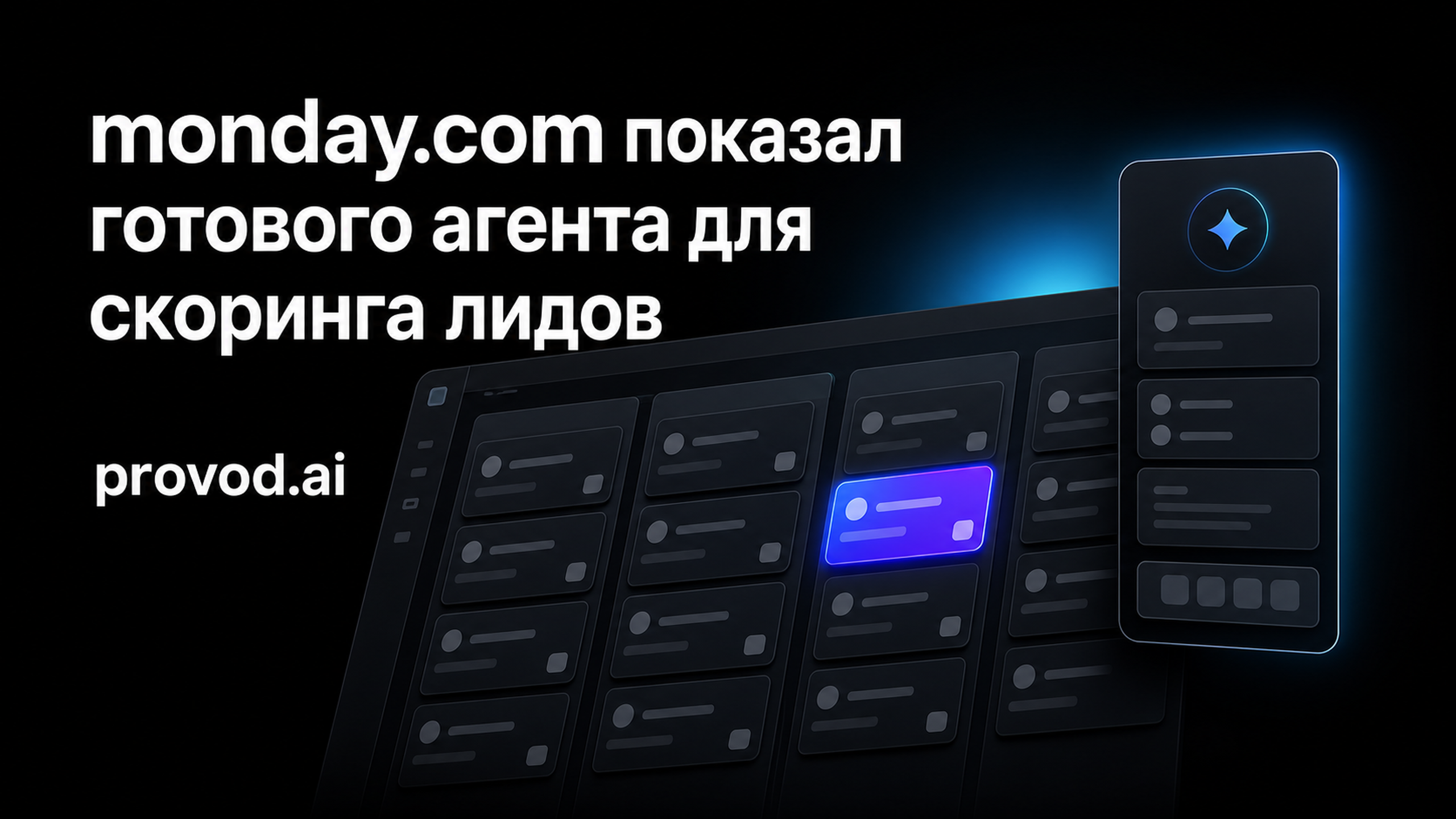 Обложка статьи: monday.com показал готового AI-агента для скоринга лидов: monday.com AI lead scorer agent enterprise