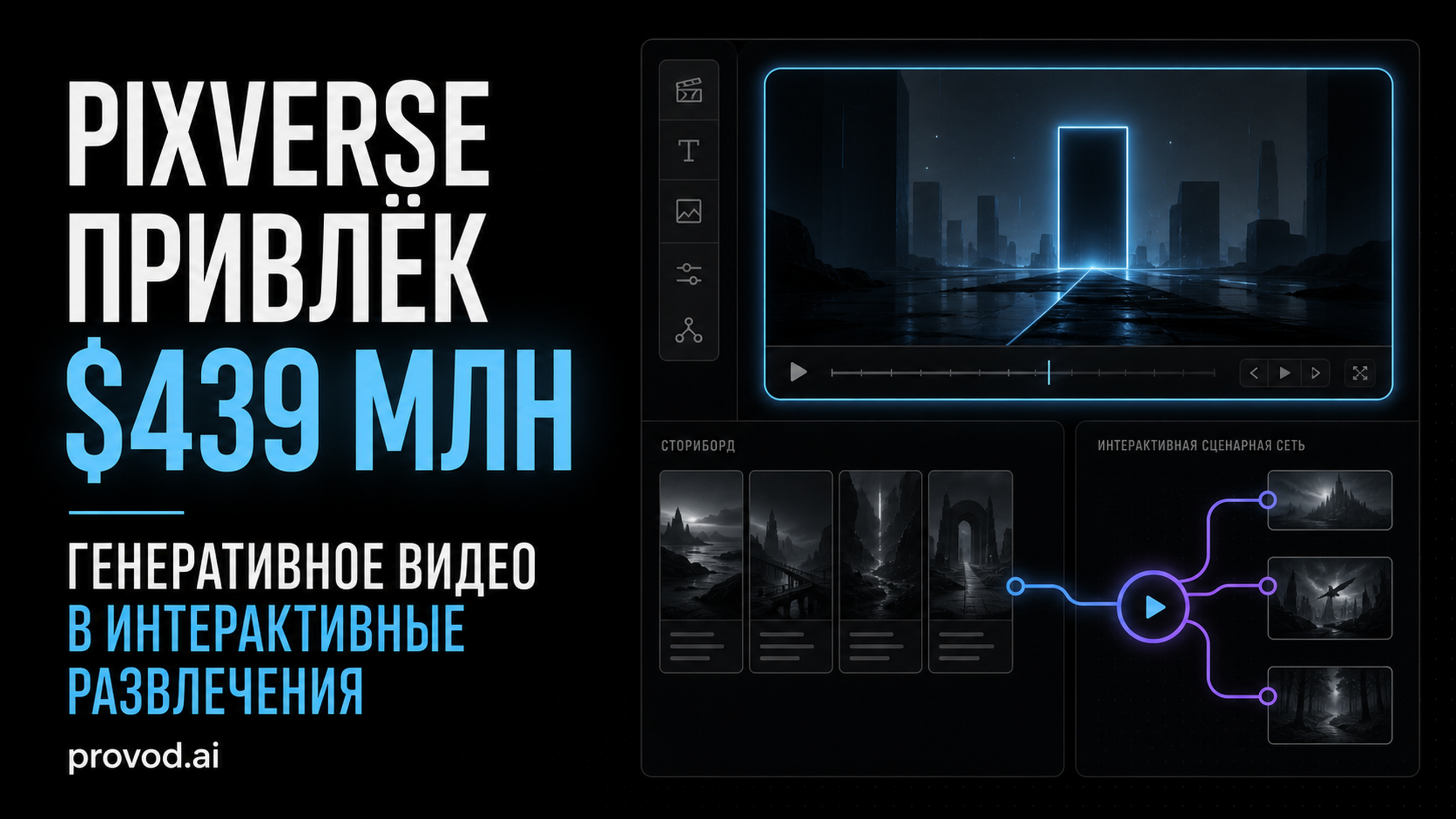 Обложка статьи: PixVerse привлек $439 млн и переносит генеративное видео в интерактивные развлечения: ии видео pixverse
