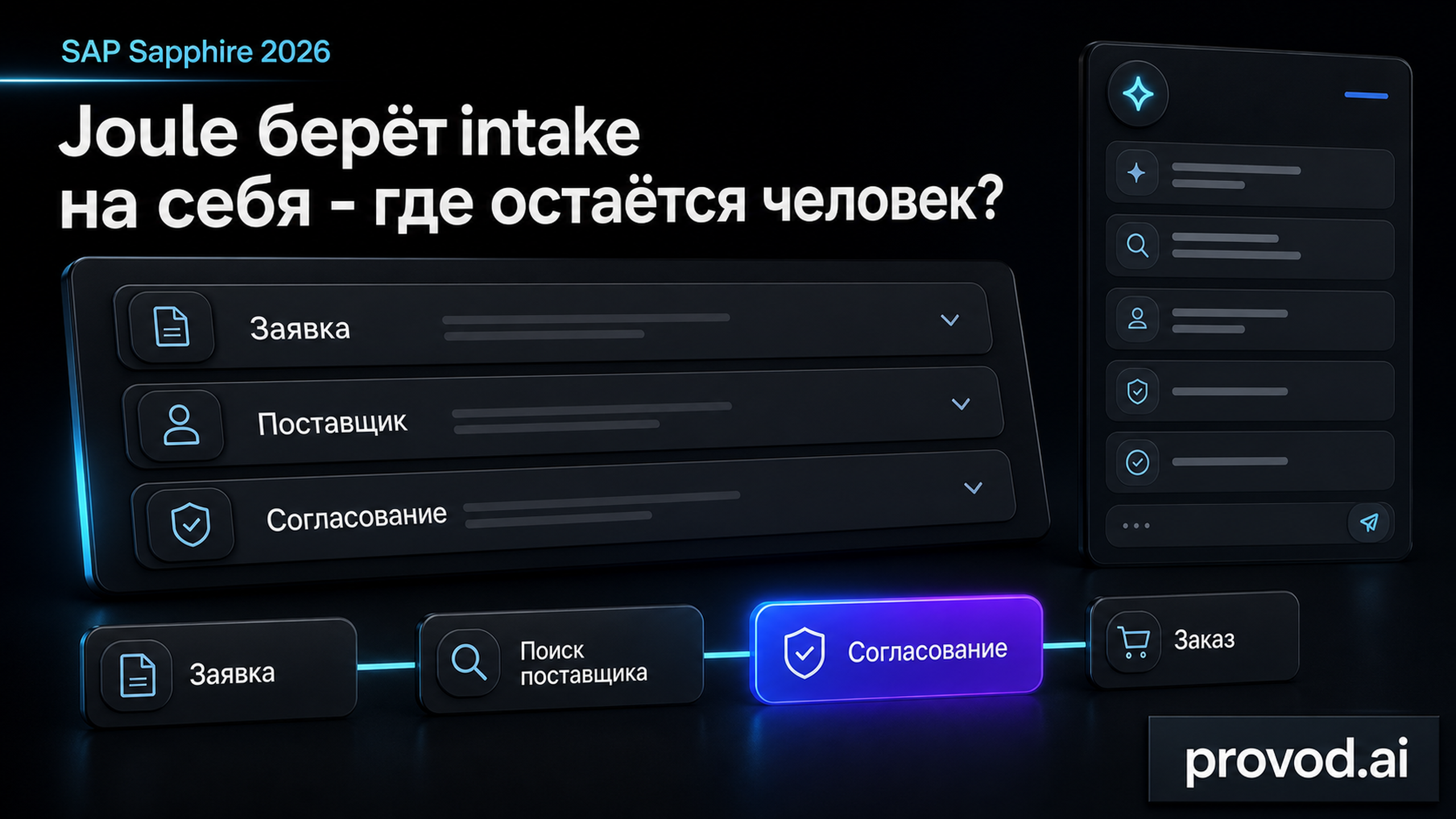 Обложка статьи: SAP Ariba ведёт закупки к autonomous spend через Joule: SAP Ariba Joule autonomous spend management intake