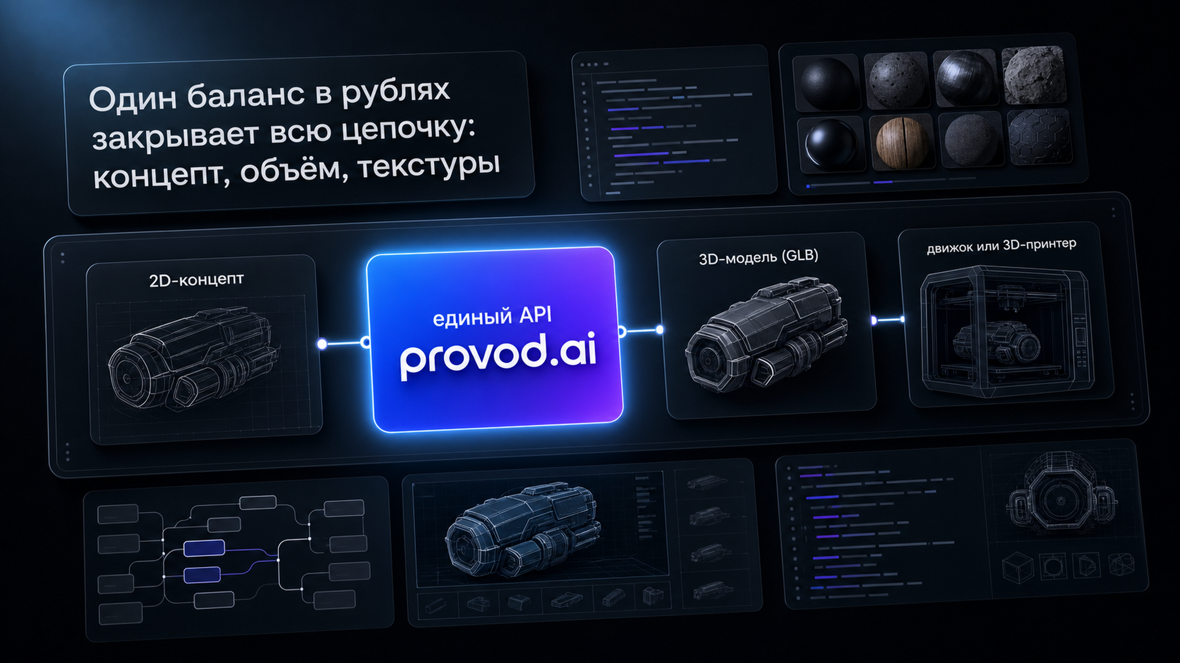 Один баланс для пайплайна: от 2D-концепта до 3D-модели - provod.ai